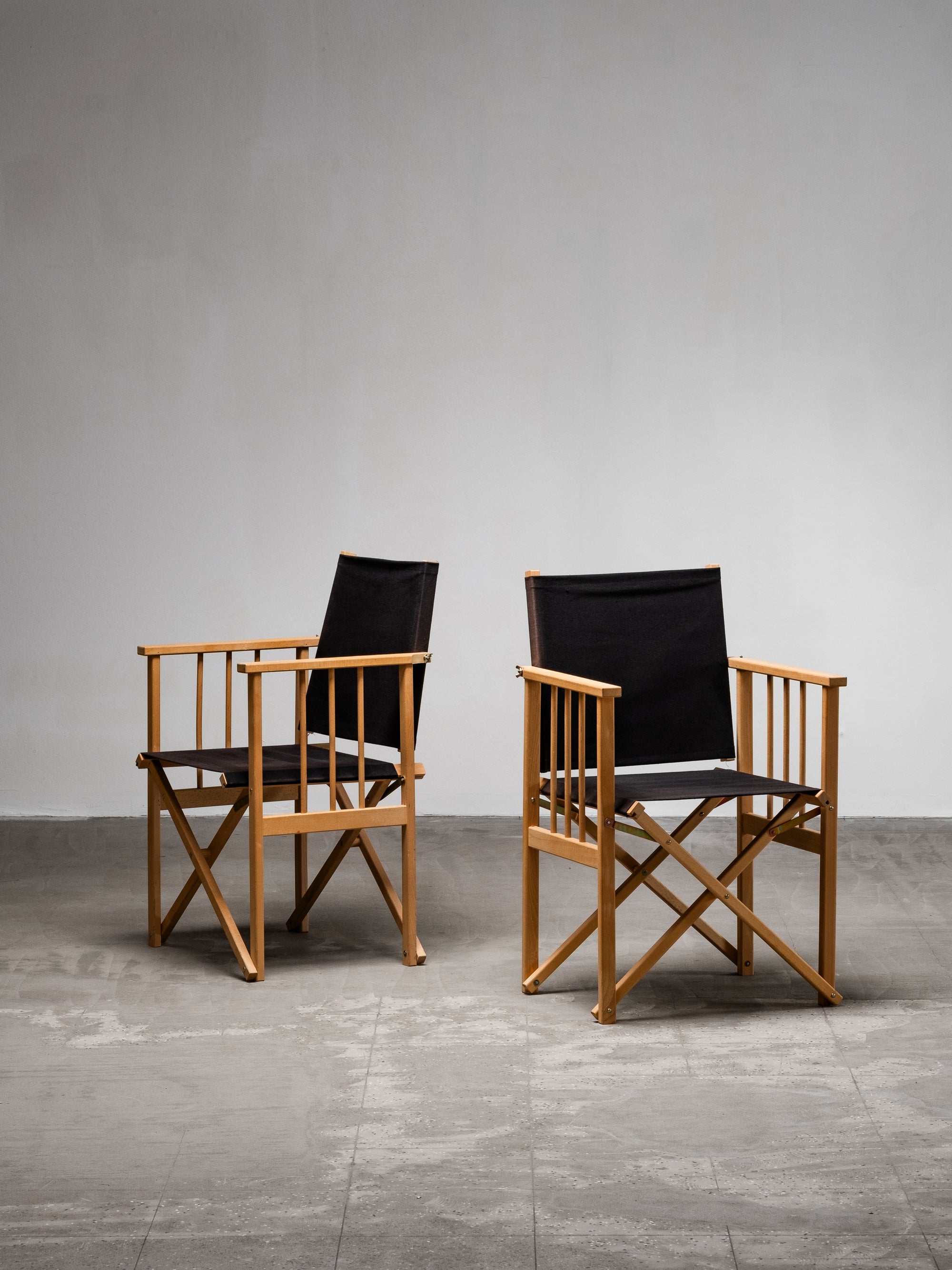Danish Folding Director’s Armchairs by Hyllinge Møbler, Denmark, 1970s