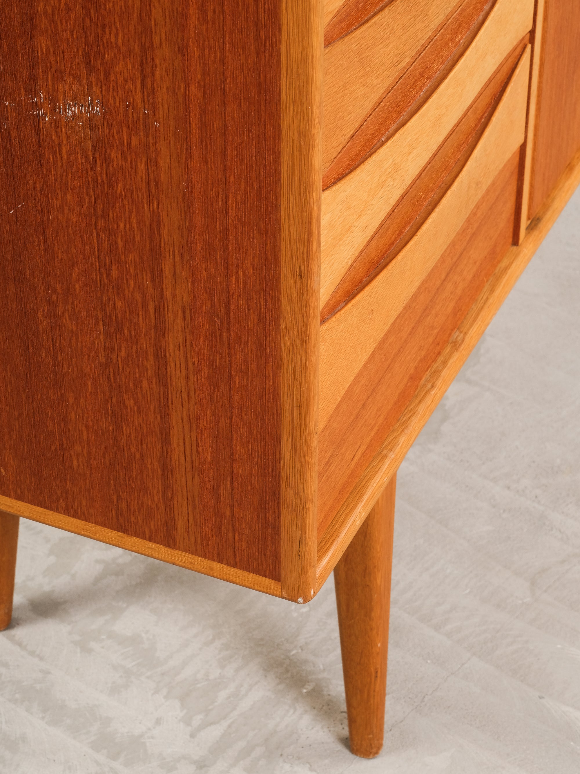 Mid-Century Swedish Teak & Oak Sideboard, 1950s