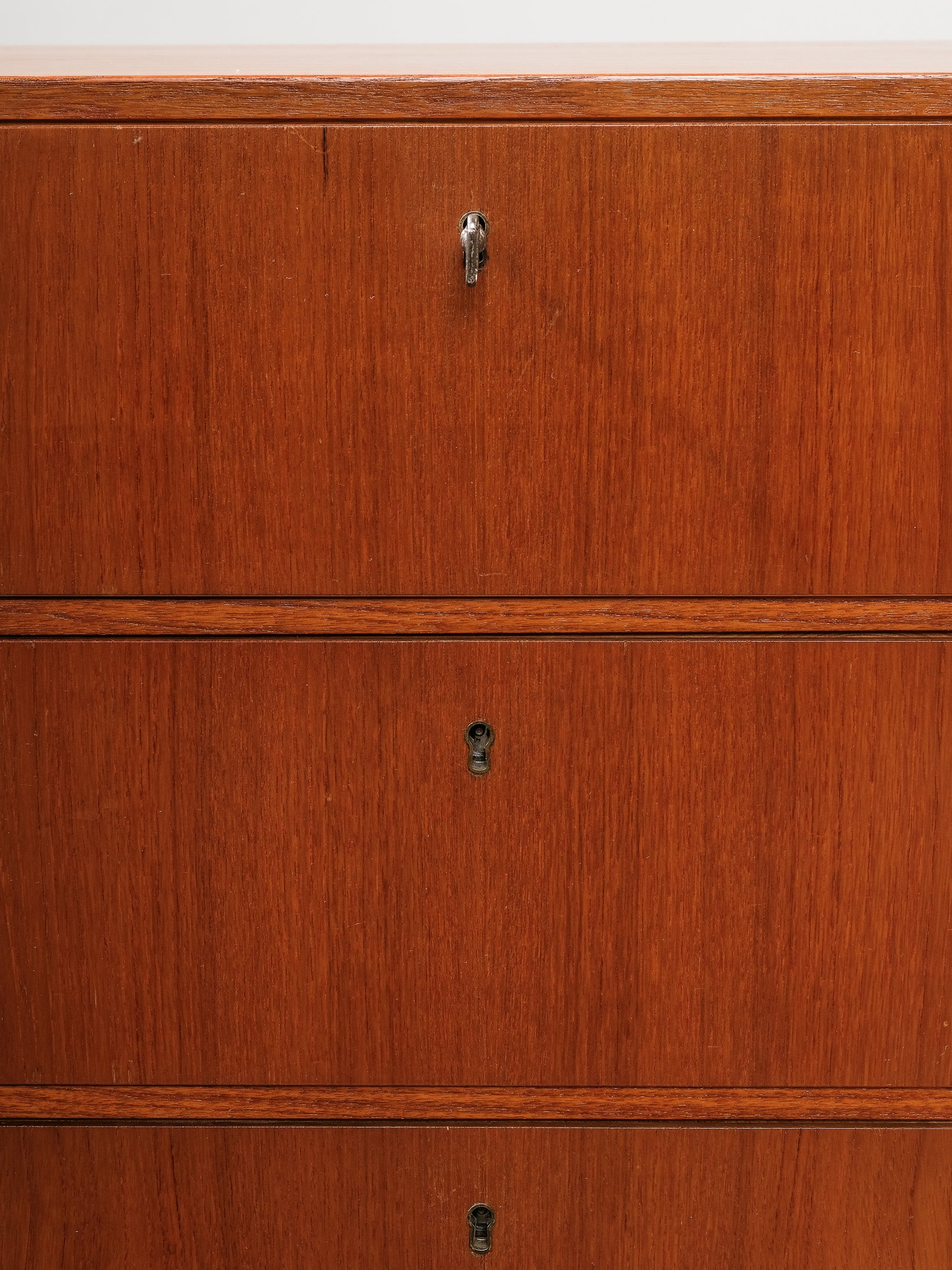 Three Drawer Teak Chest, 1960s