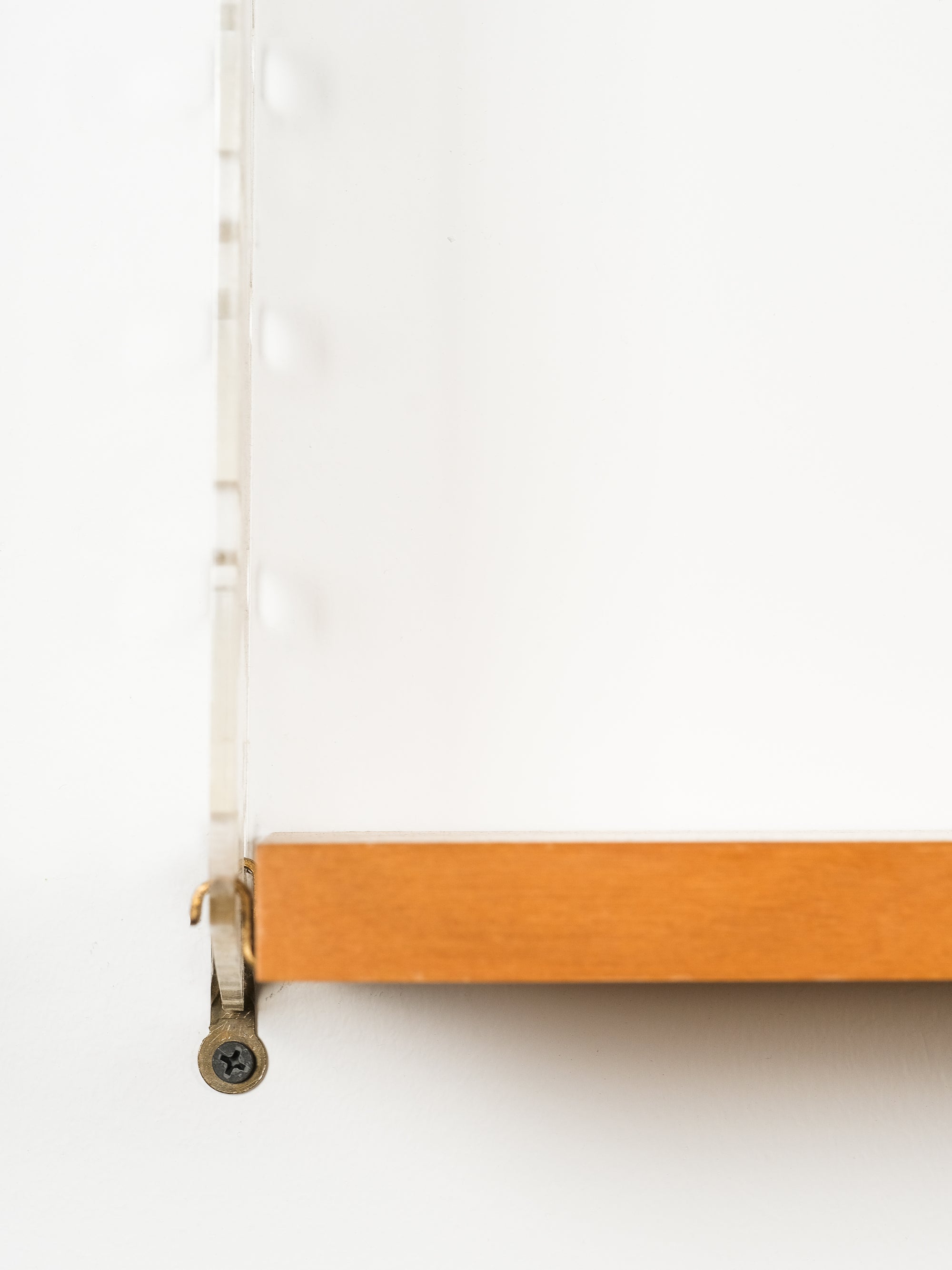 "String" Birch & Plexiglass Wall Unit by Nisse Strinning, Sweden, 1950s