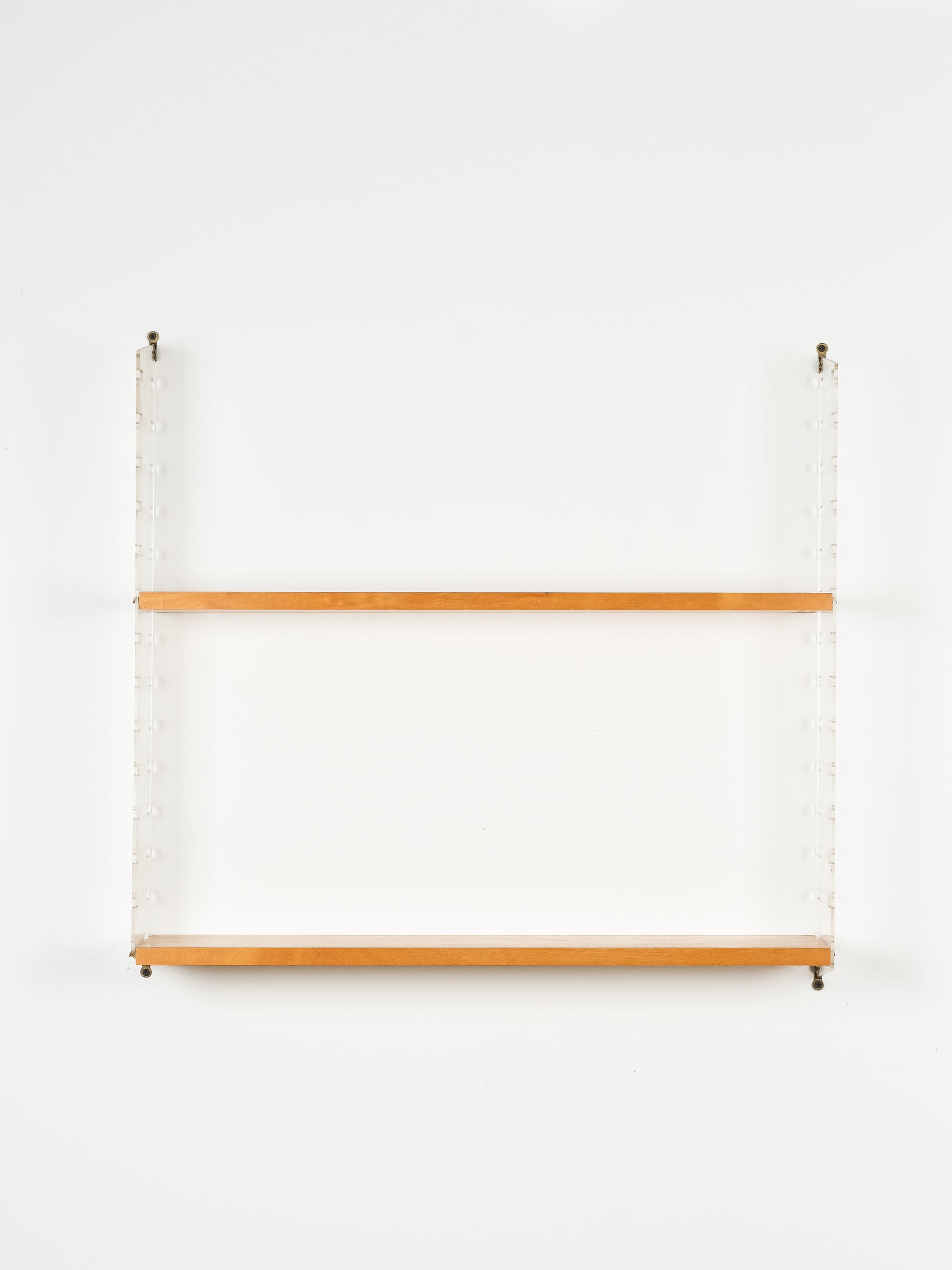"String" Birch & Plexiglass Wall Unit by Nisse Strinning, Sweden, 1950s