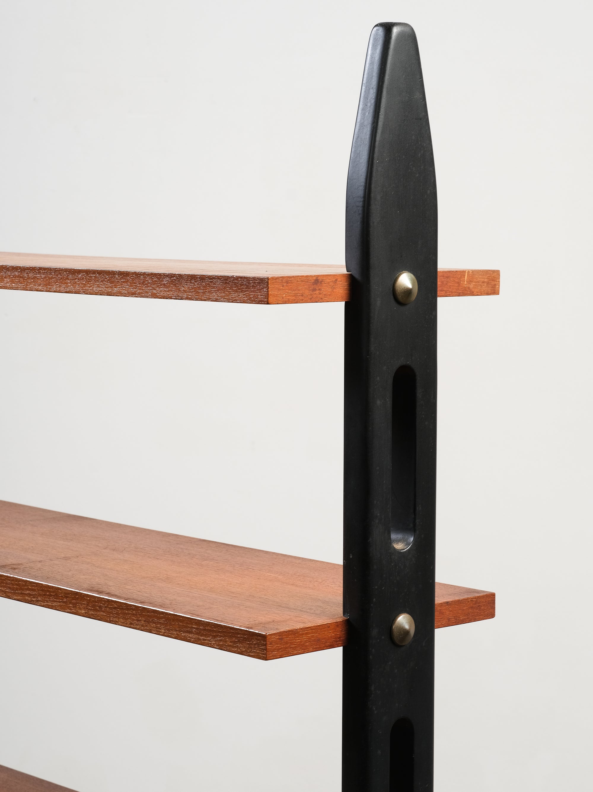 "Roxen" Teak Bookshelf with Bar Cabinet from Ikea, Sweden, 1960s
