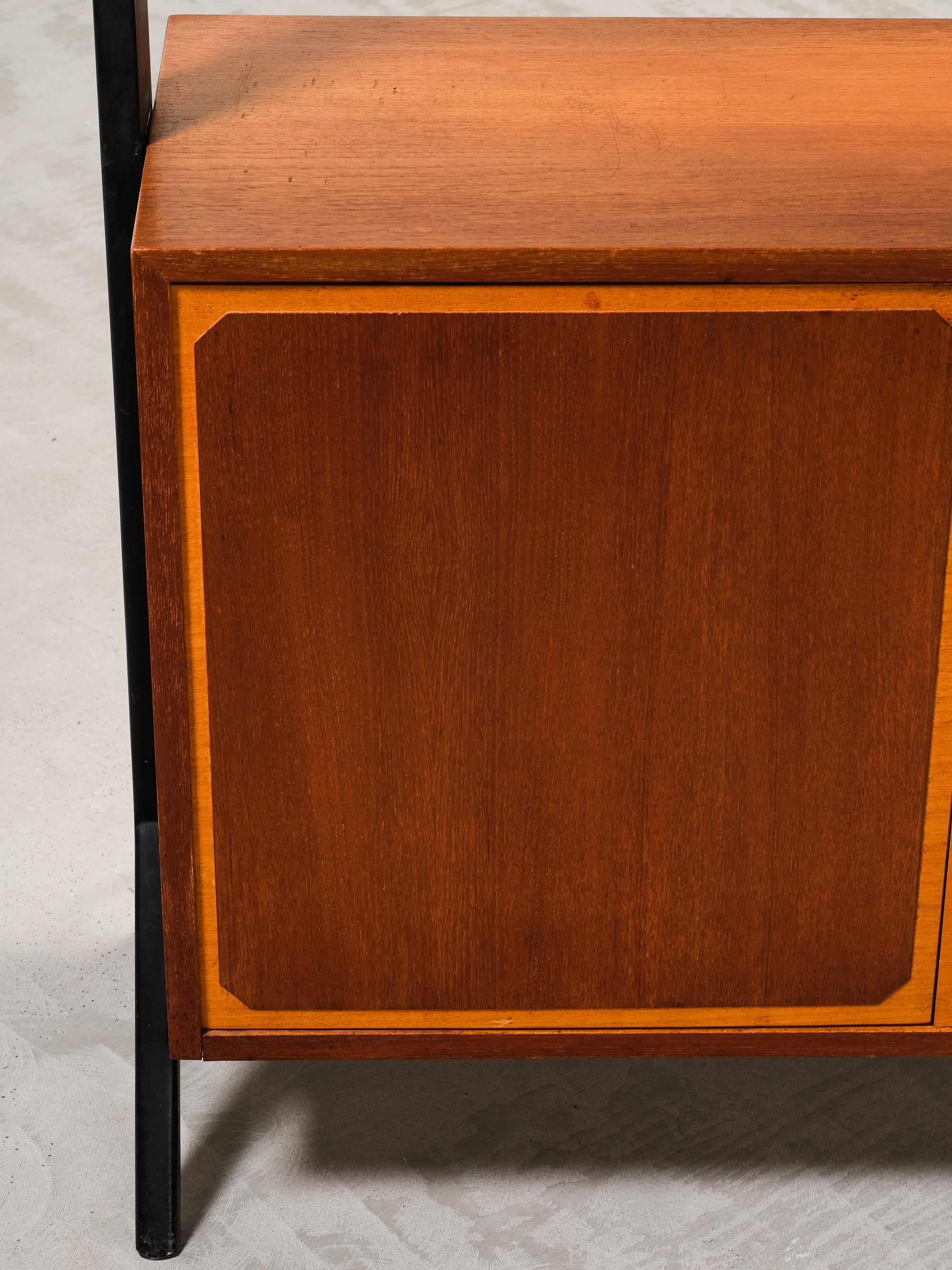 "Roxen" Teak Bookshelf with Bar Cabinet from Ikea, Sweden, 1960s