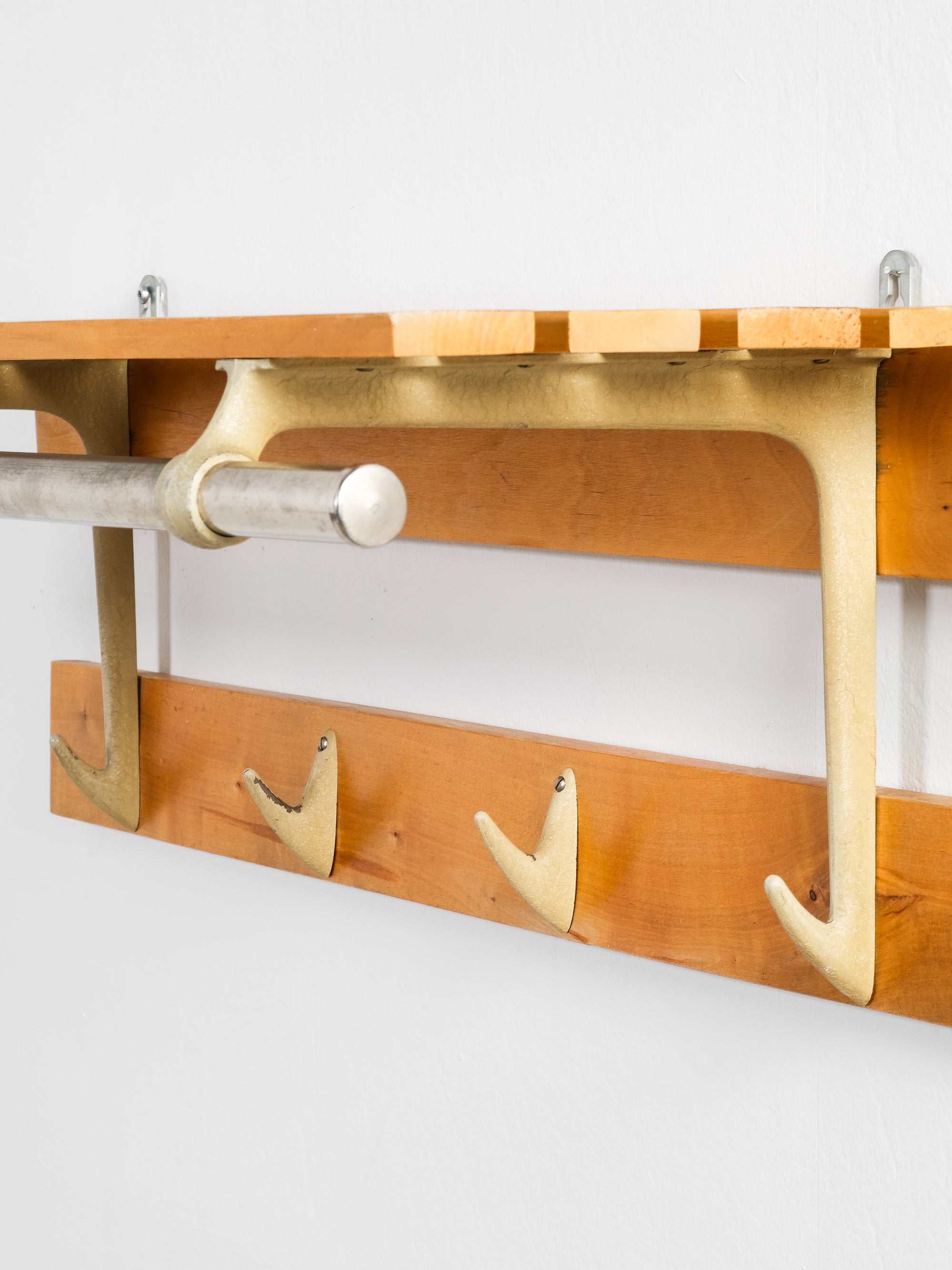 Wall Mount Coat Rack, Boda, Sweden, 1950s