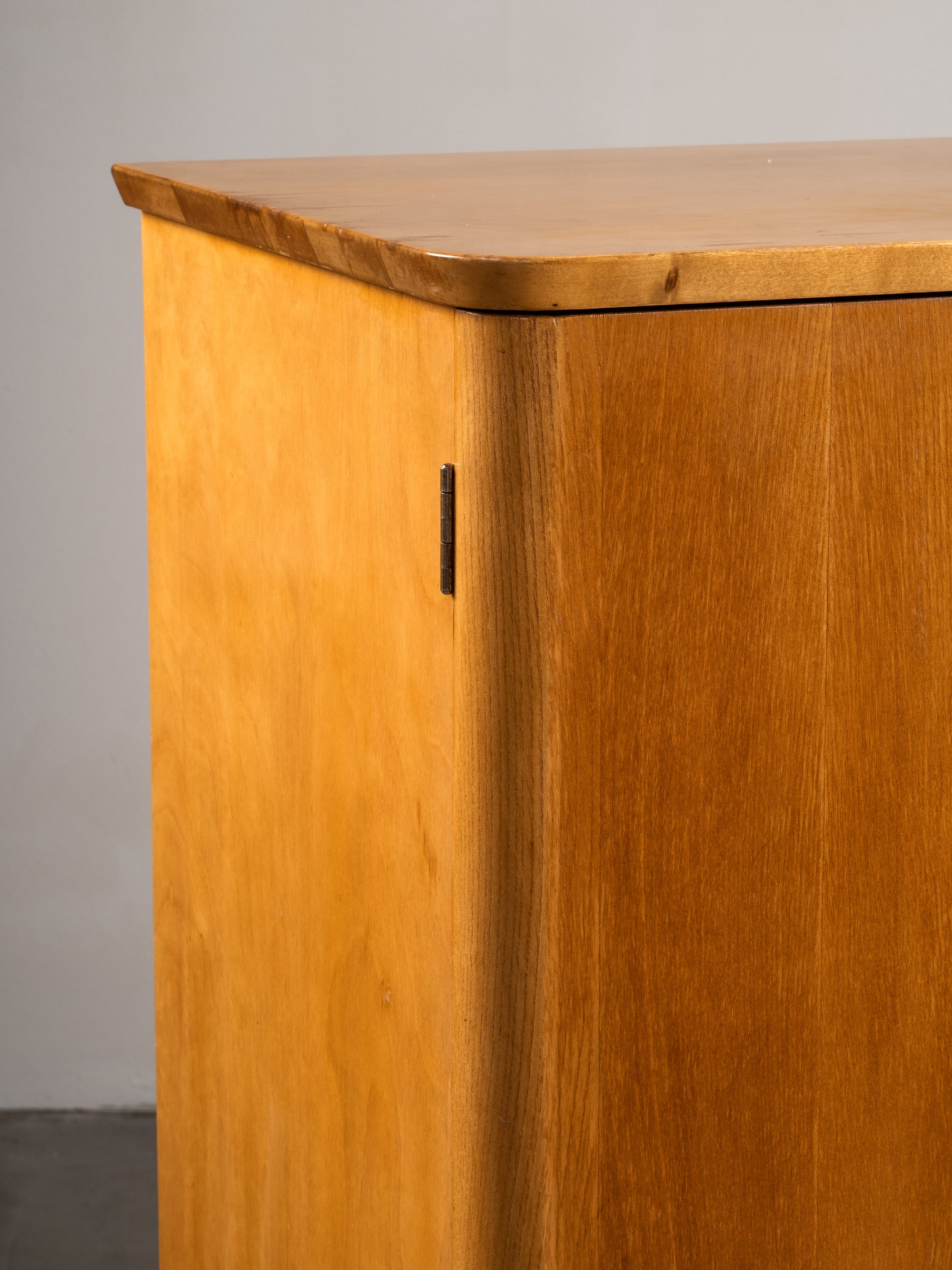 Finnish Cabinet in Birch and Elm by Lahden Puutyö Oy, 1950s