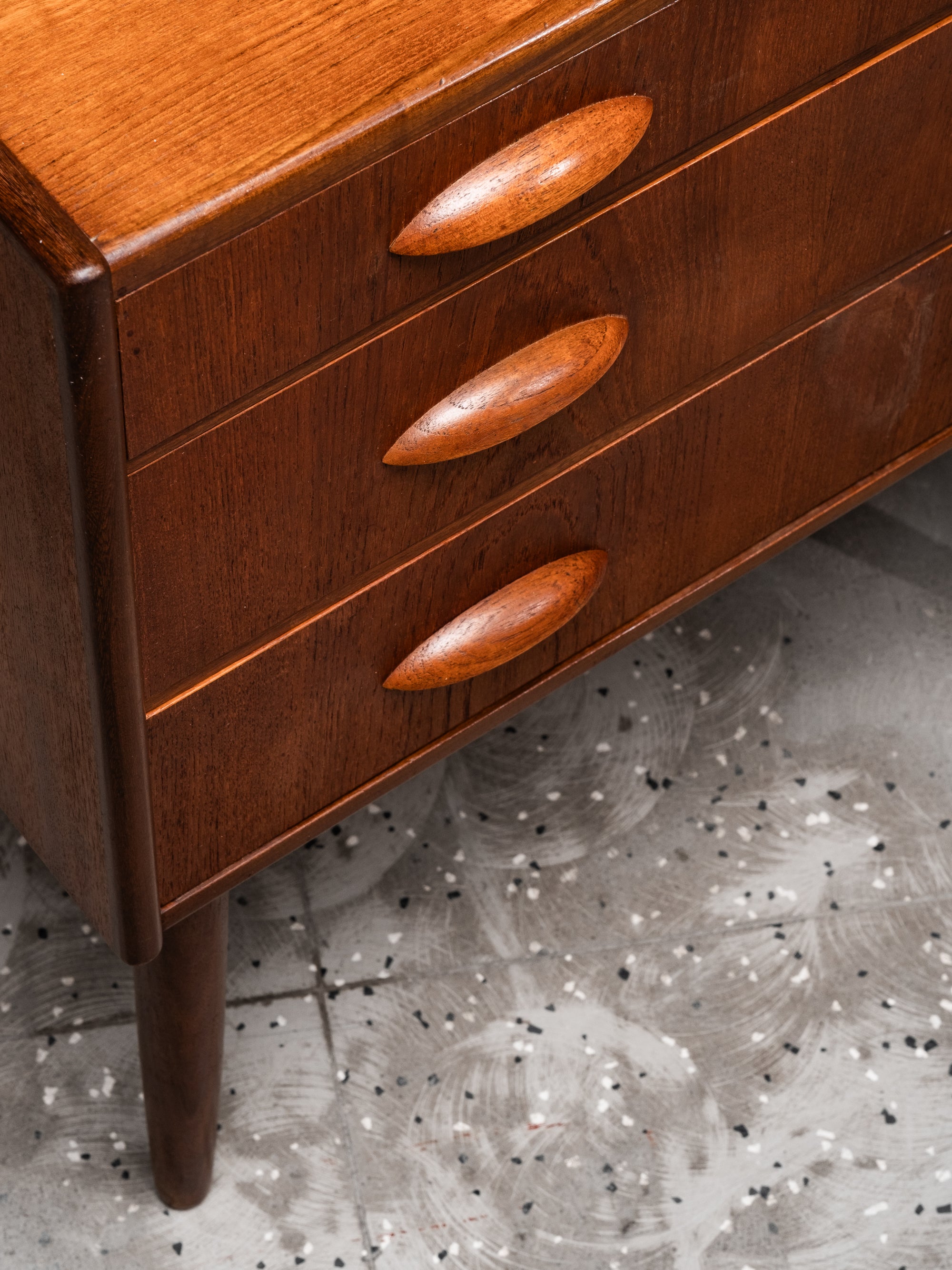 Mid-Century Scandinavian Teak Chest of Drawers, 1960s