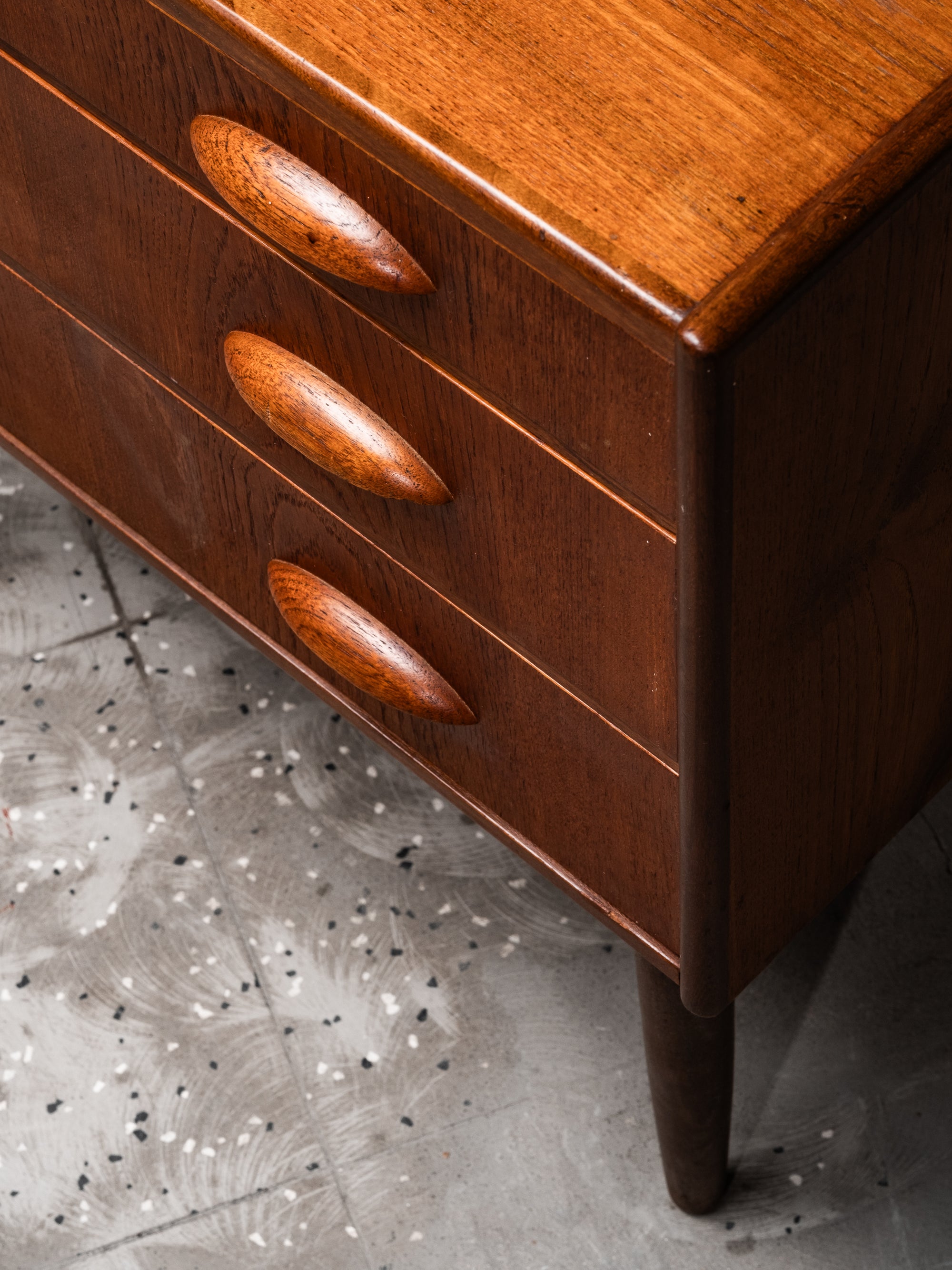 Mid-Century Scandinavian Teak Chest of Drawers, 1960s