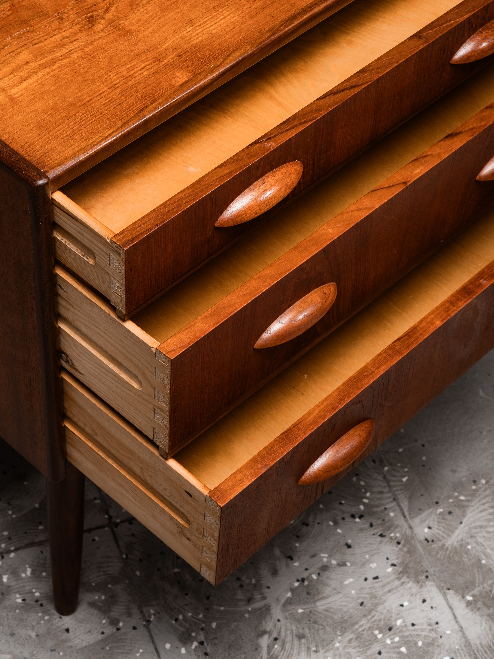 Mid-Century Scandinavian Teak Chest of Drawers, 1960s