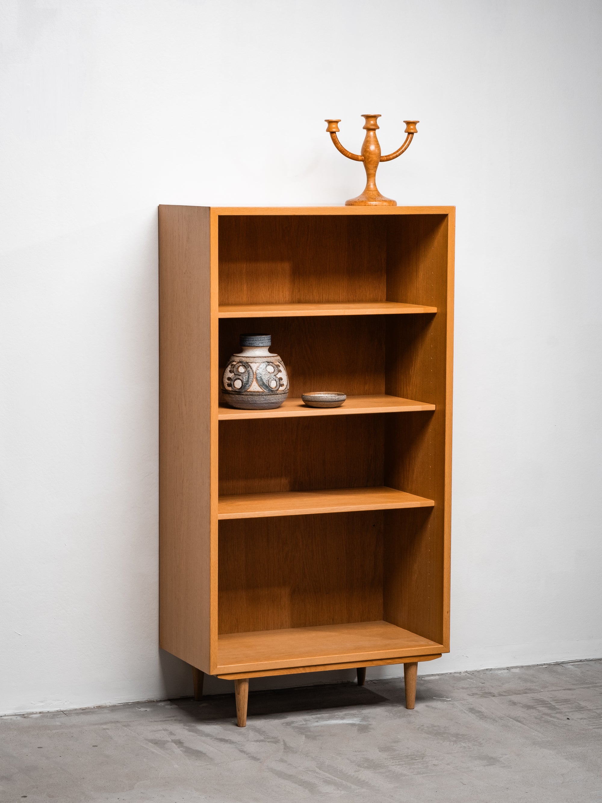Oak Bookcase by Børge Mogensen for Karl Andersson & Söner, Sweden, 1960s