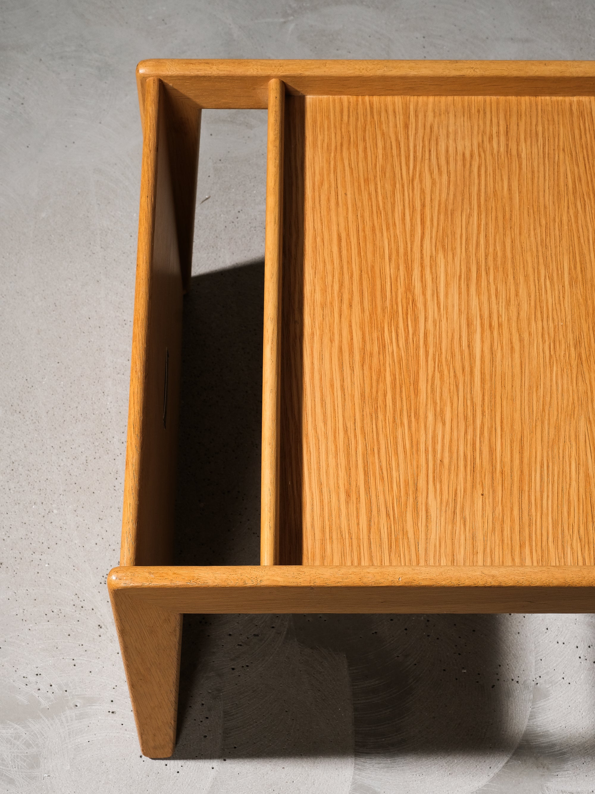 Pair of Oak Triva Side Tables by Yngvar Sandström for Nordiska Kompaniet, 1960s