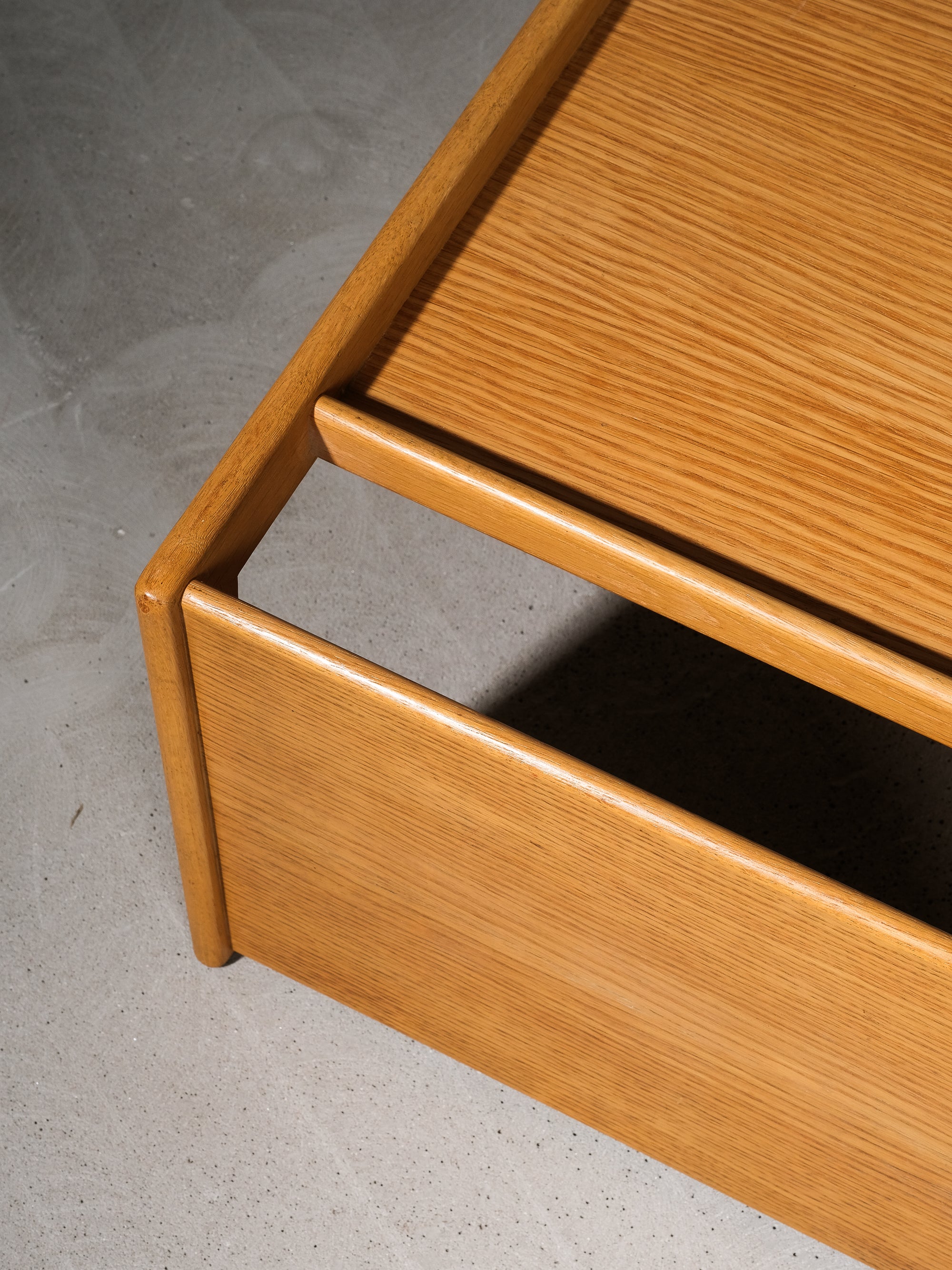 Pair of Oak Triva Side Tables by Yngvar Sandström for Nordiska Kompaniet, 1960s