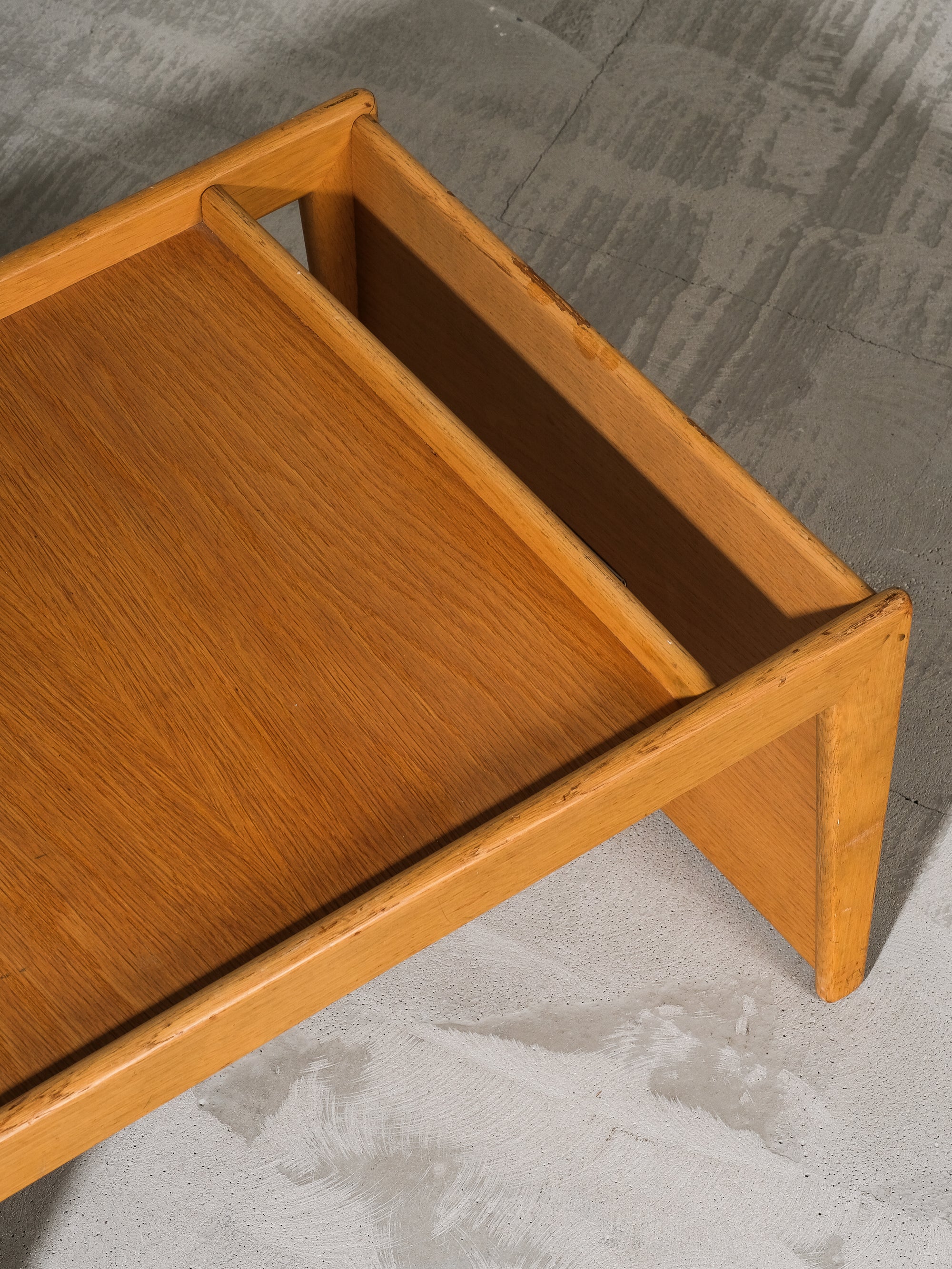 Pair of Oak Triva Side Tables by Yngvar Sandström for Nordiska Kompaniet, 1960s