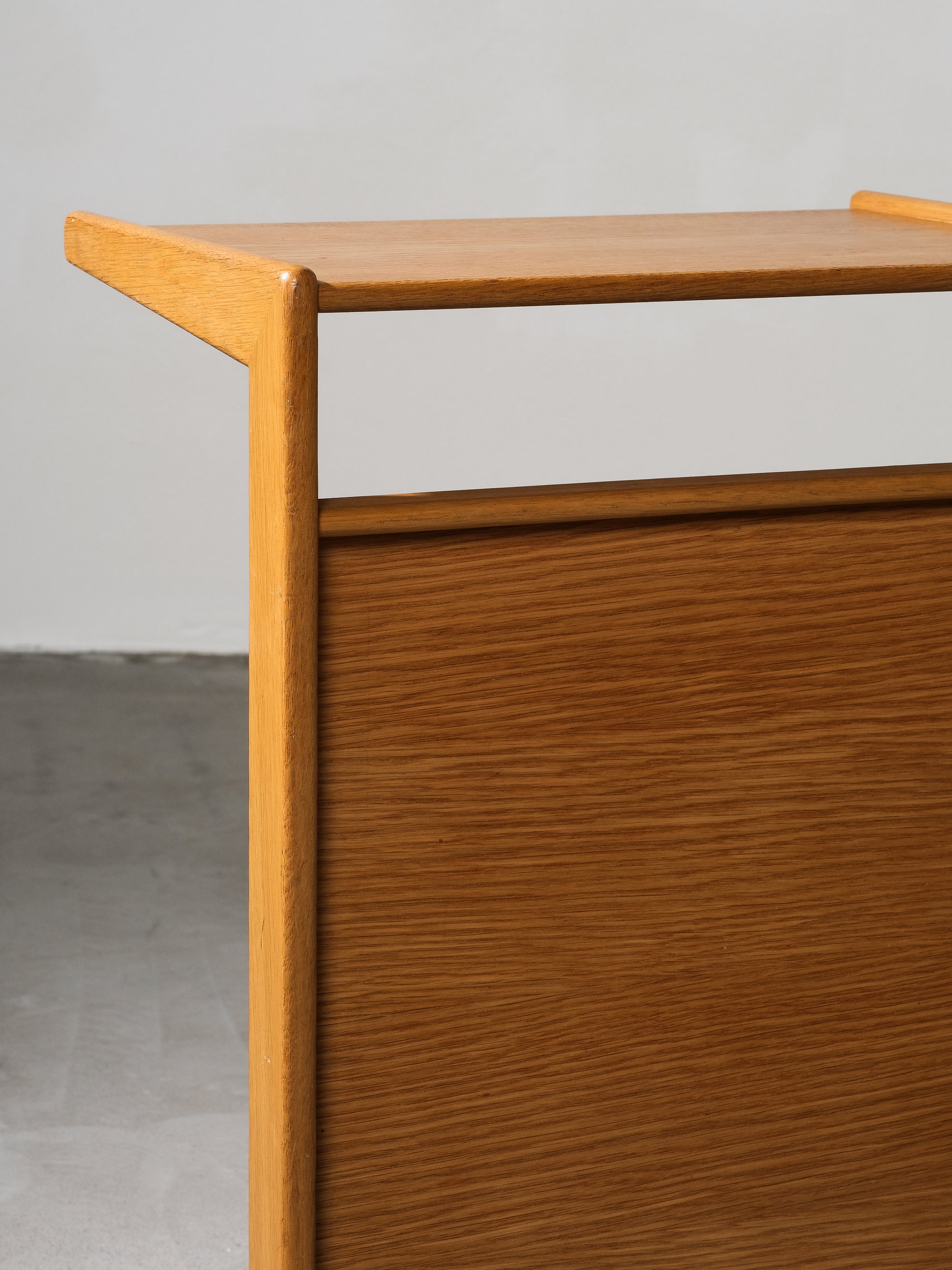 Pair of Oak Triva Side Tables by Yngvar Sandström for Nordiska Kompaniet, 1960s