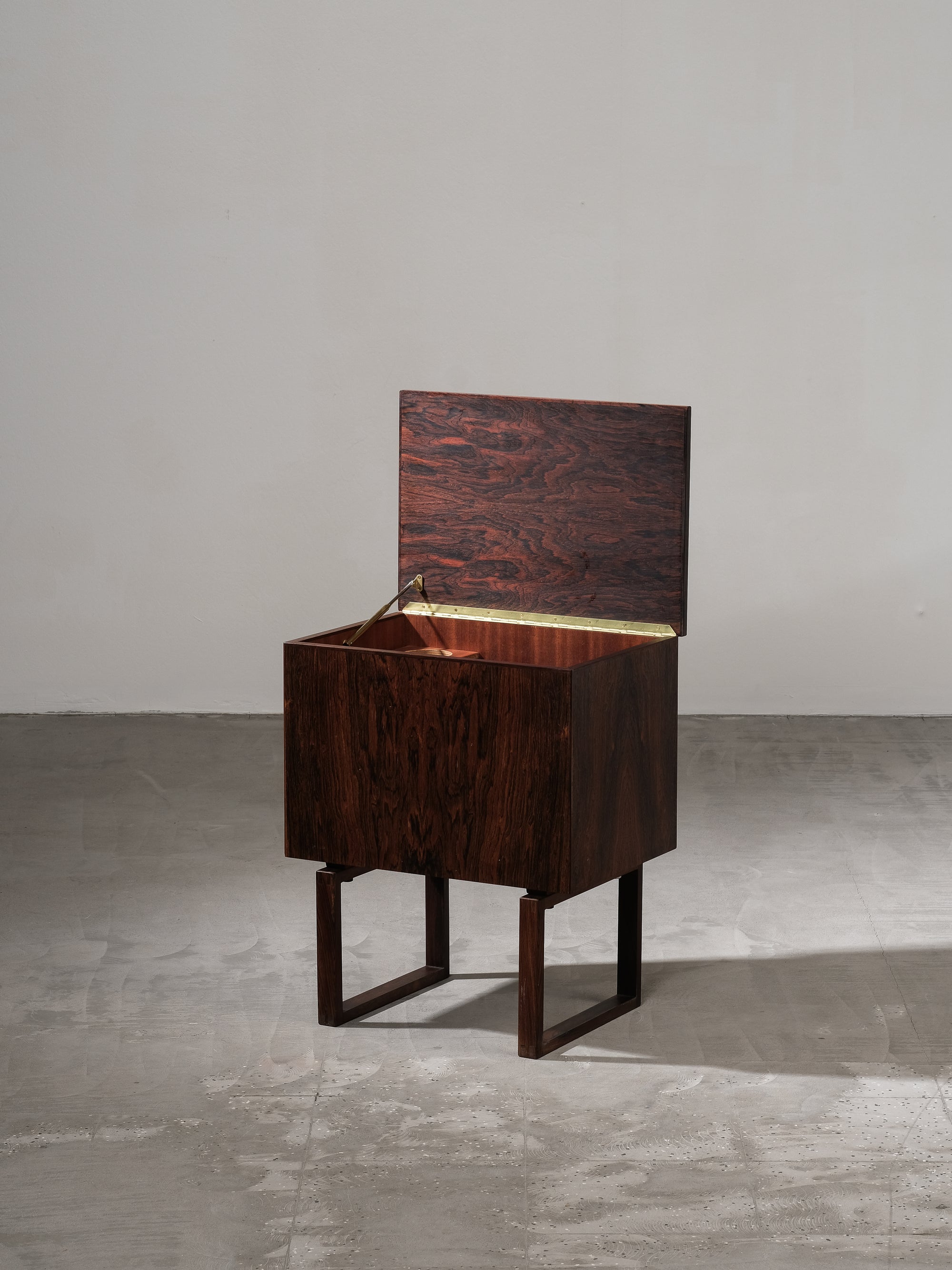 Mid-Century Danish Bar Cabinet in Palisander by Kai Kristiansen, 1960s