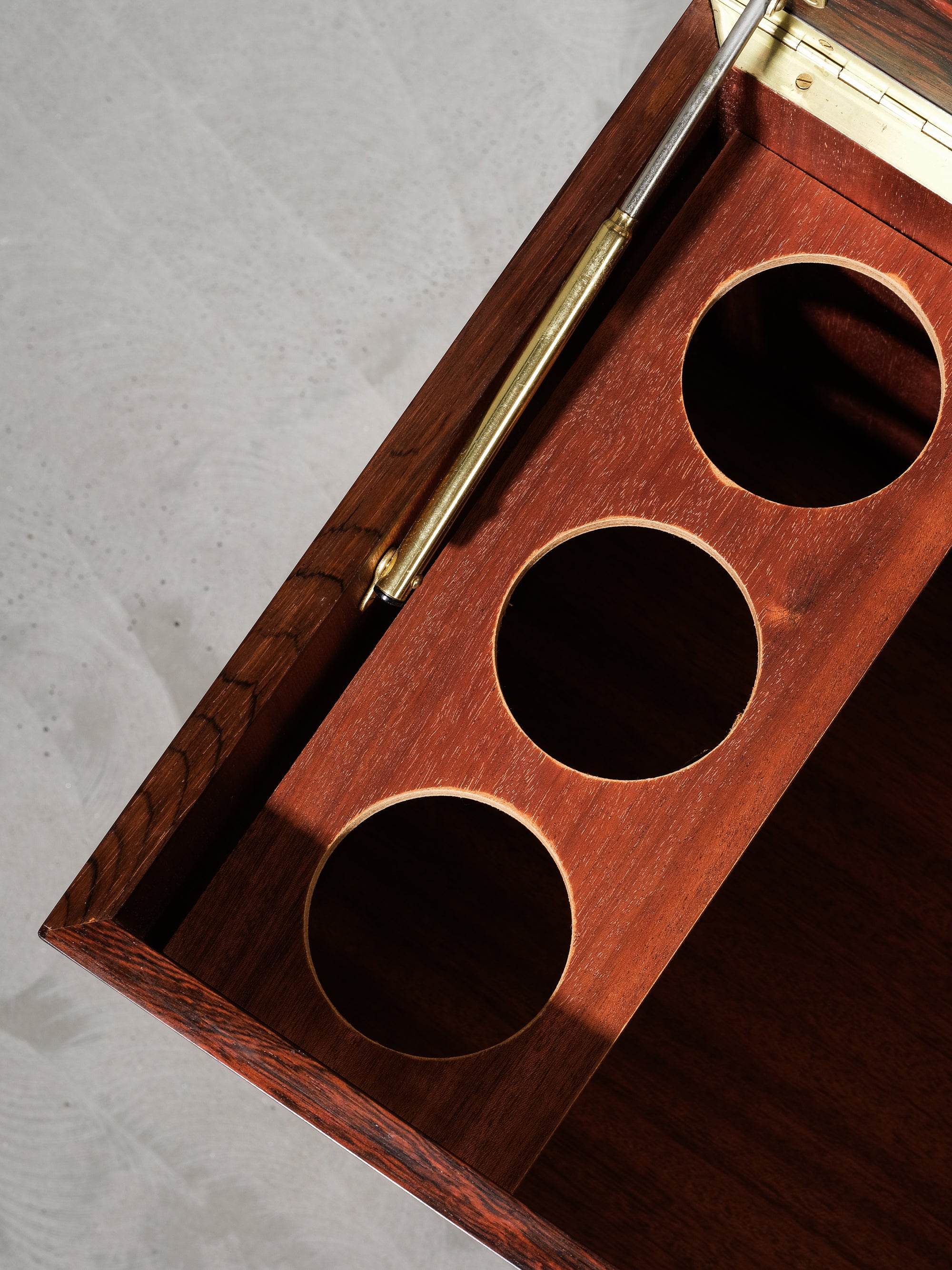 Mid-Century Danish Bar Cabinet in Palisander by Kai Kristiansen, 1960s