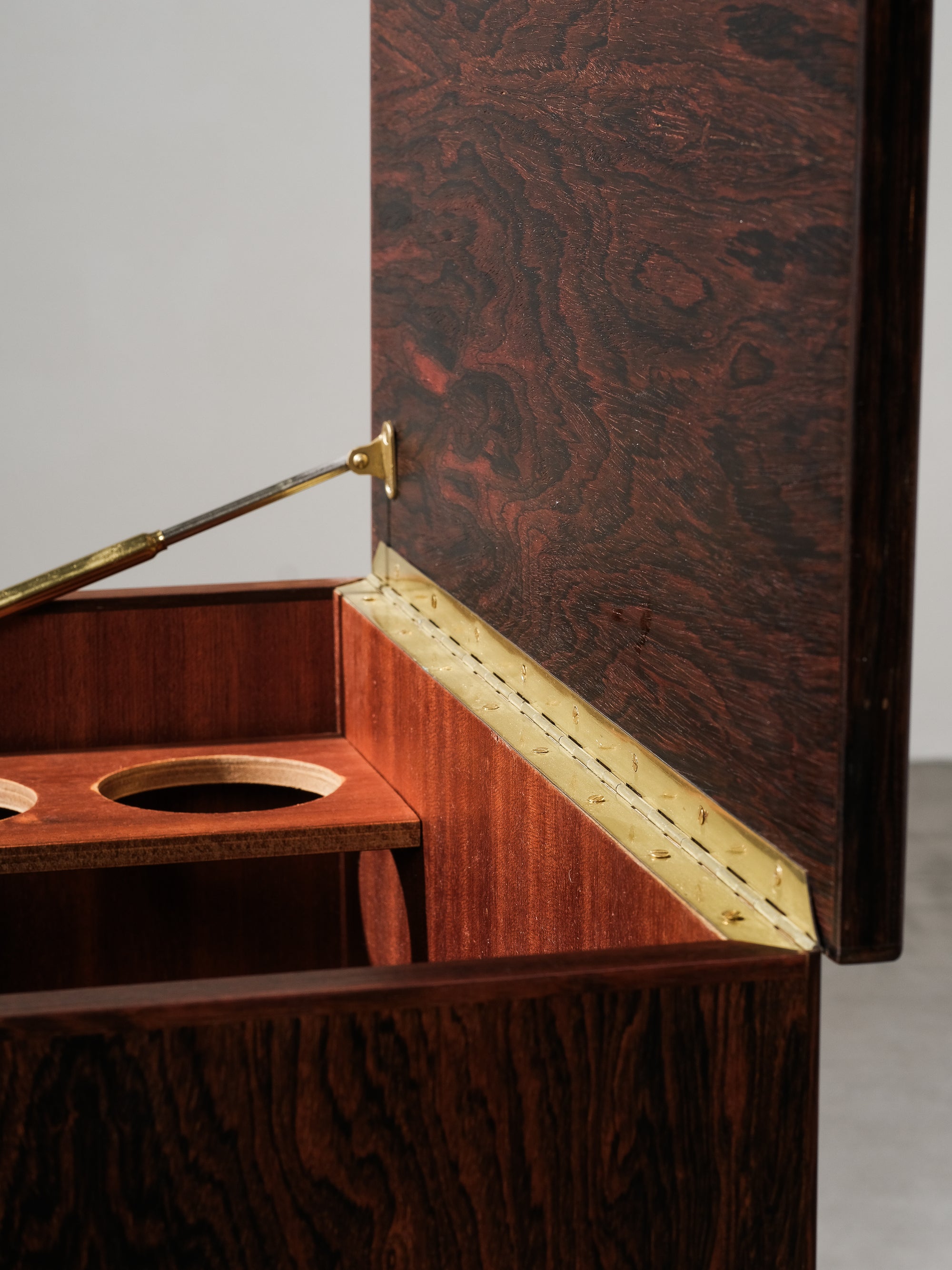 Mid-Century Danish Bar Cabinet in Palisander by Kai Kristiansen, 1960s