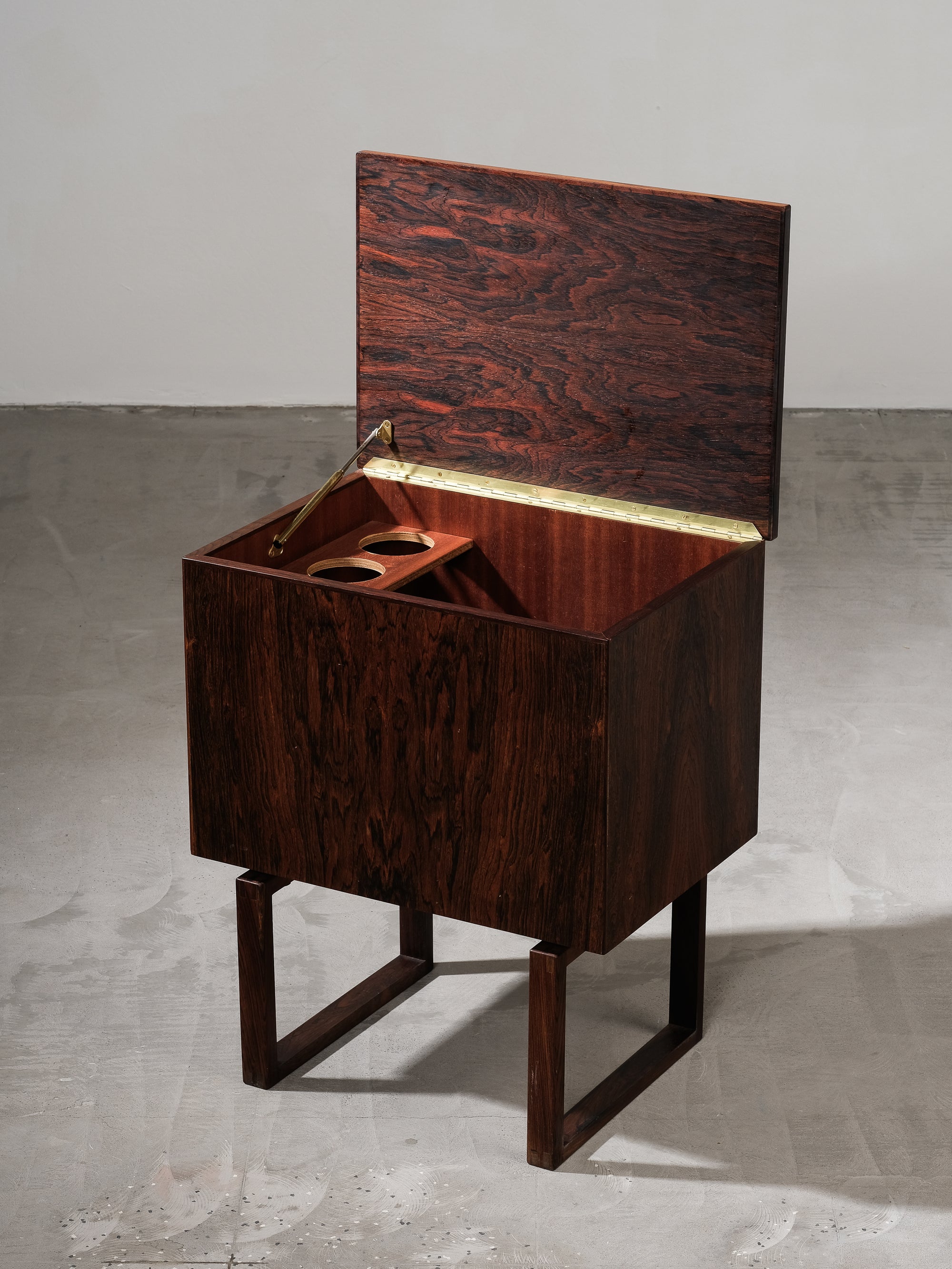 Mid-Century Danish Bar Cabinet in Palisander by Kai Kristiansen, 1960s