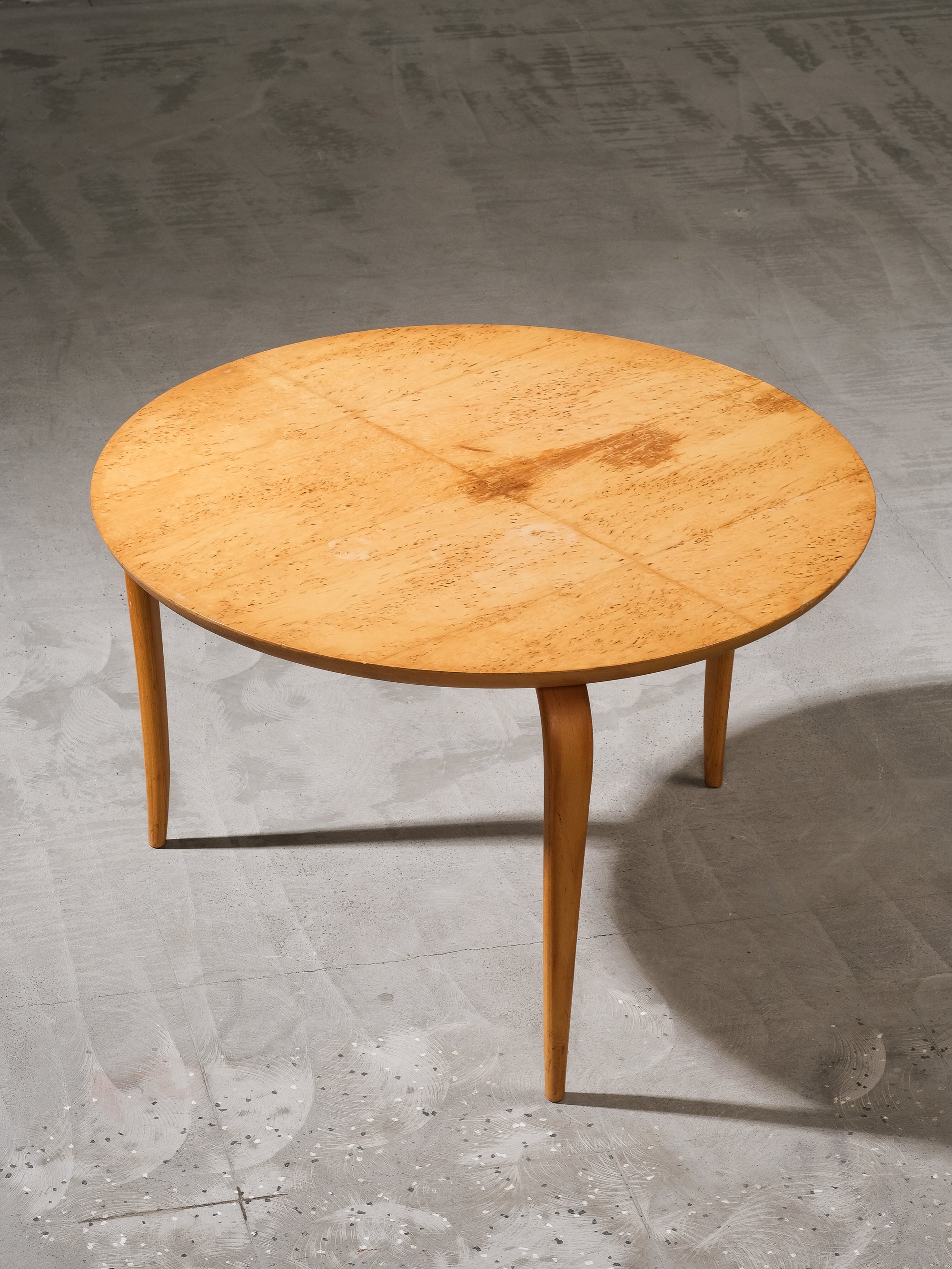 “Annika” Coffee Table in Masur Birch by Bruno Mathsson for Dux, Sweden