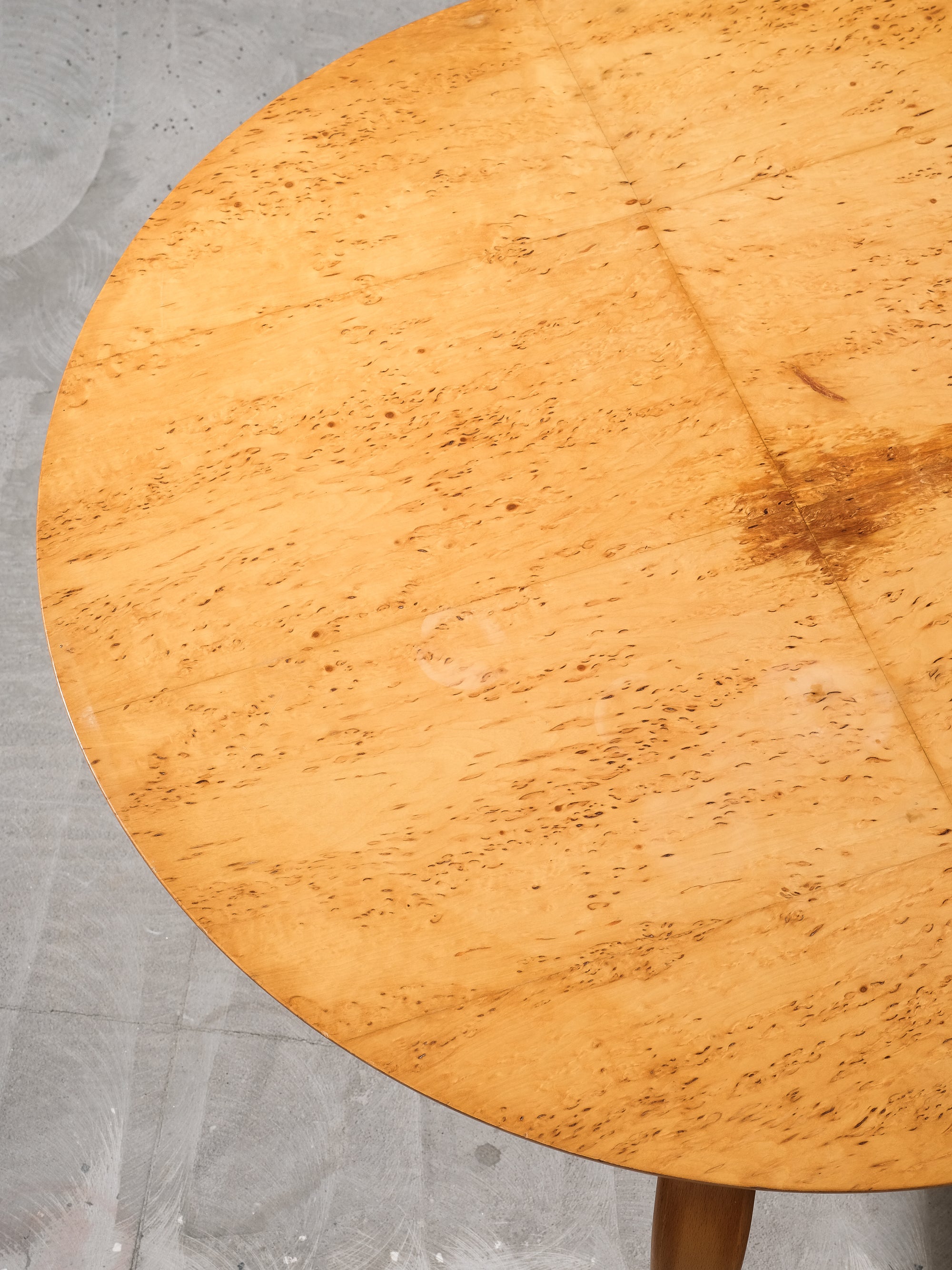 “Annika” Coffee Table in Masur Birch by Bruno Mathsson for Dux, Sweden