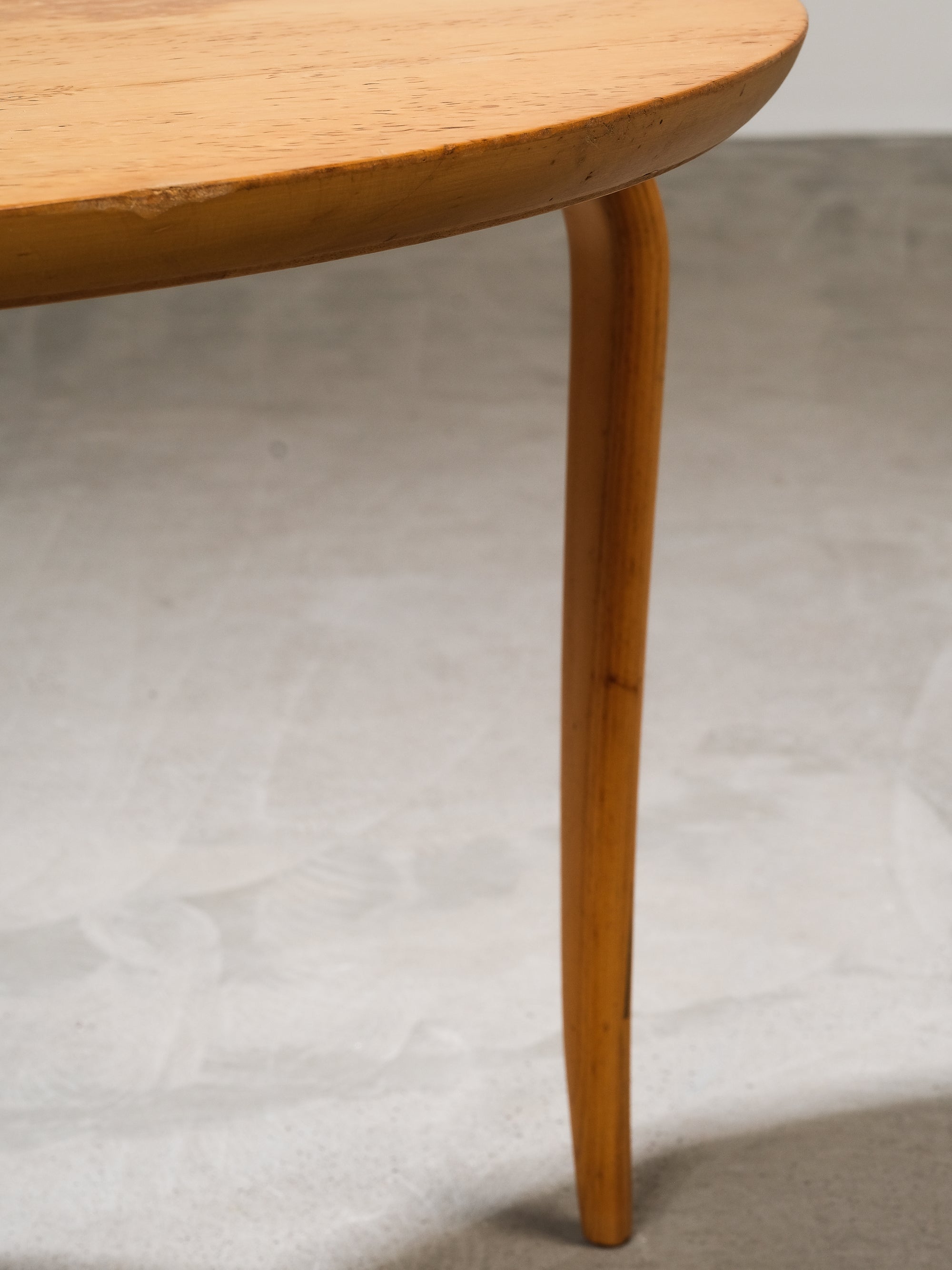 “Annika” Coffee Table in Masur Birch by Bruno Mathsson for Dux, Sweden