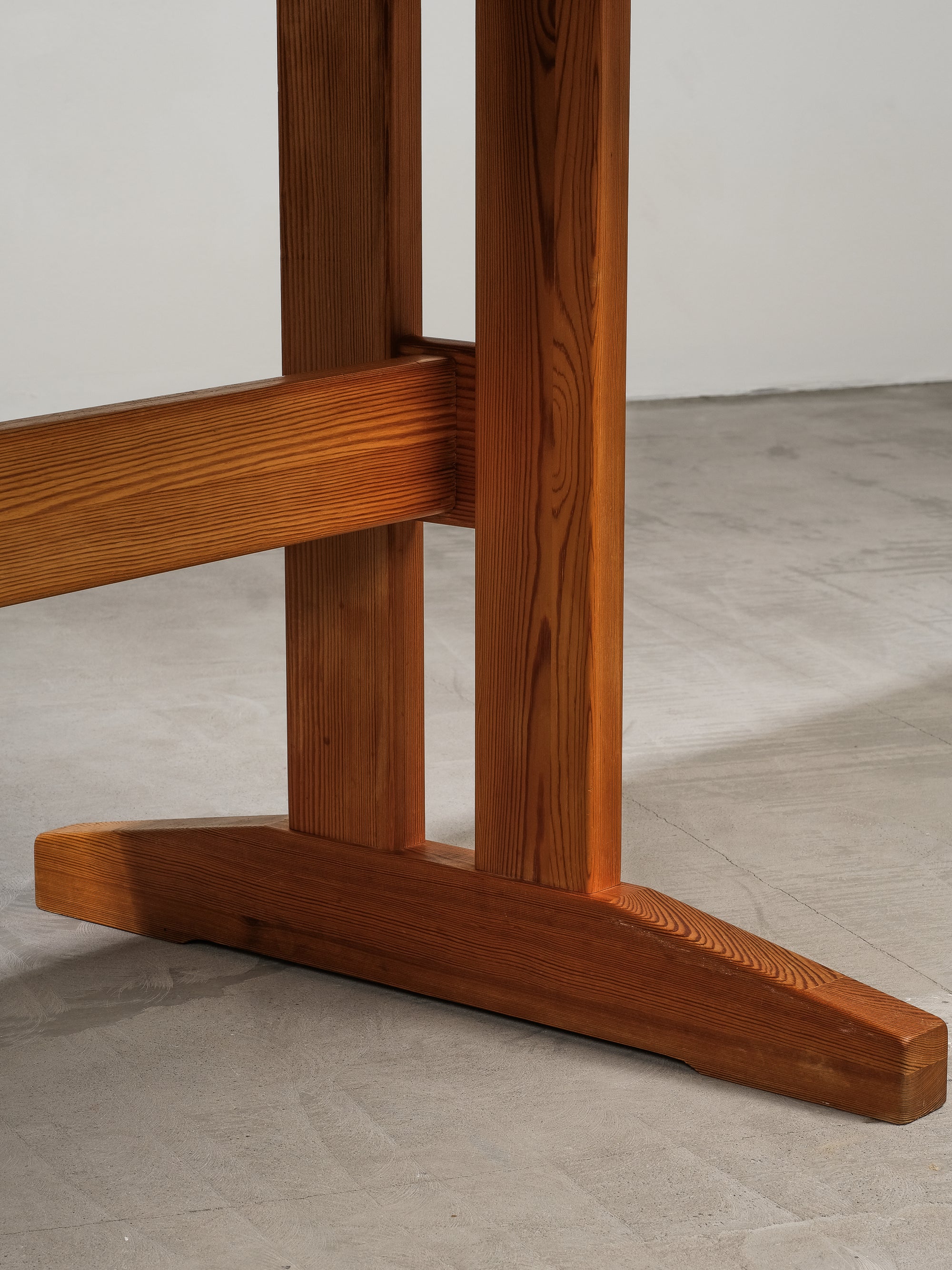 Dining Table in Solid Scandinavian Pine by Erik Wørts for Ikea, 1970s