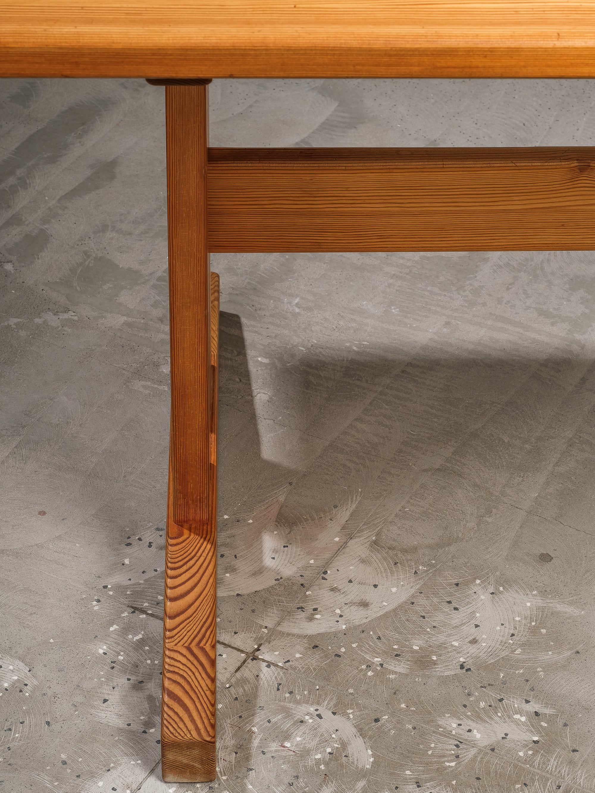 Dining Table in Solid Scandinavian Pine by Erik Wørts for Ikea, 1970s