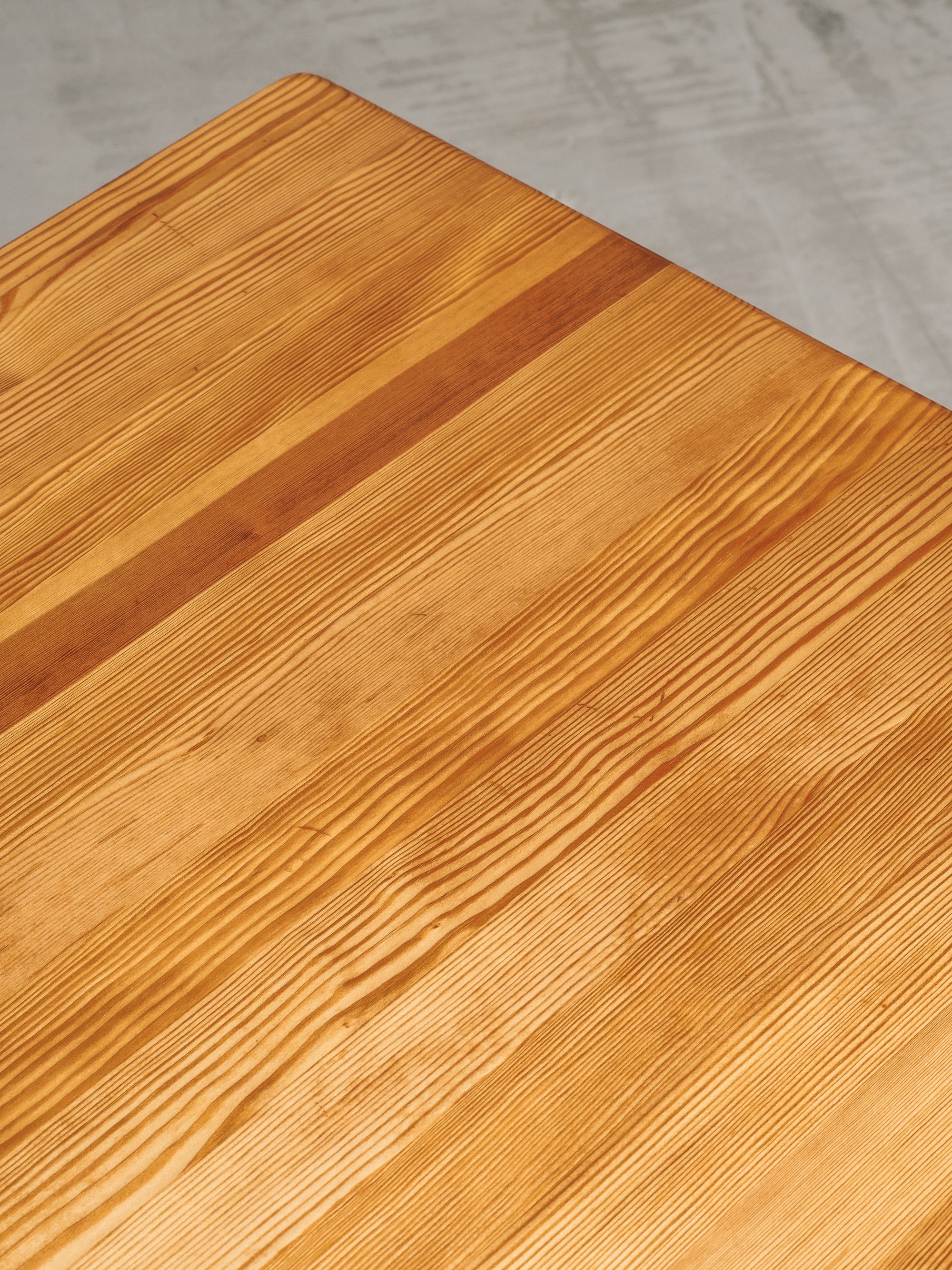 Dining Table in Solid Scandinavian Pine by Erik Wørts for Ikea, 1970s