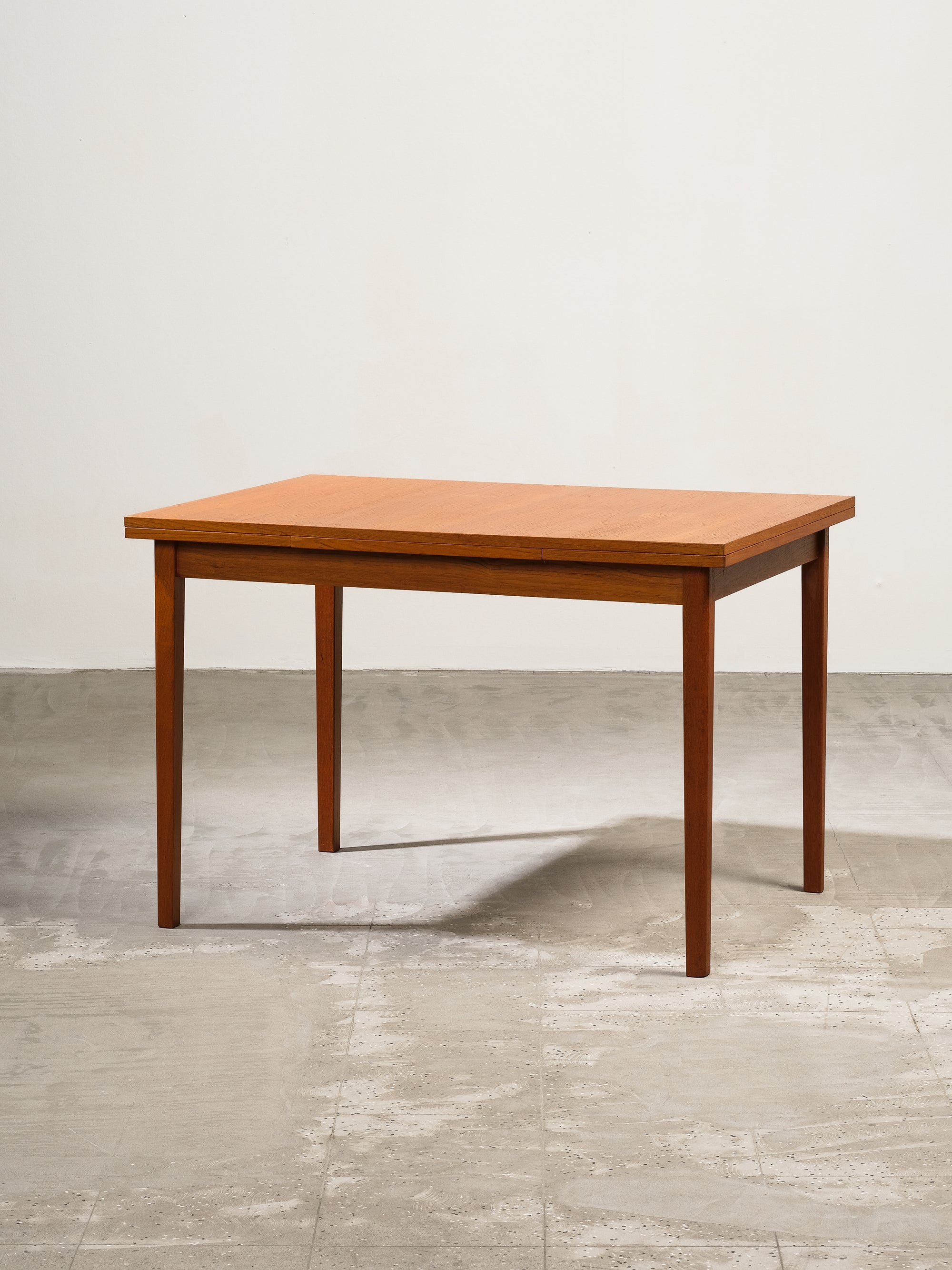 Scandinavian Teak Extendable Dining Table, 1960s