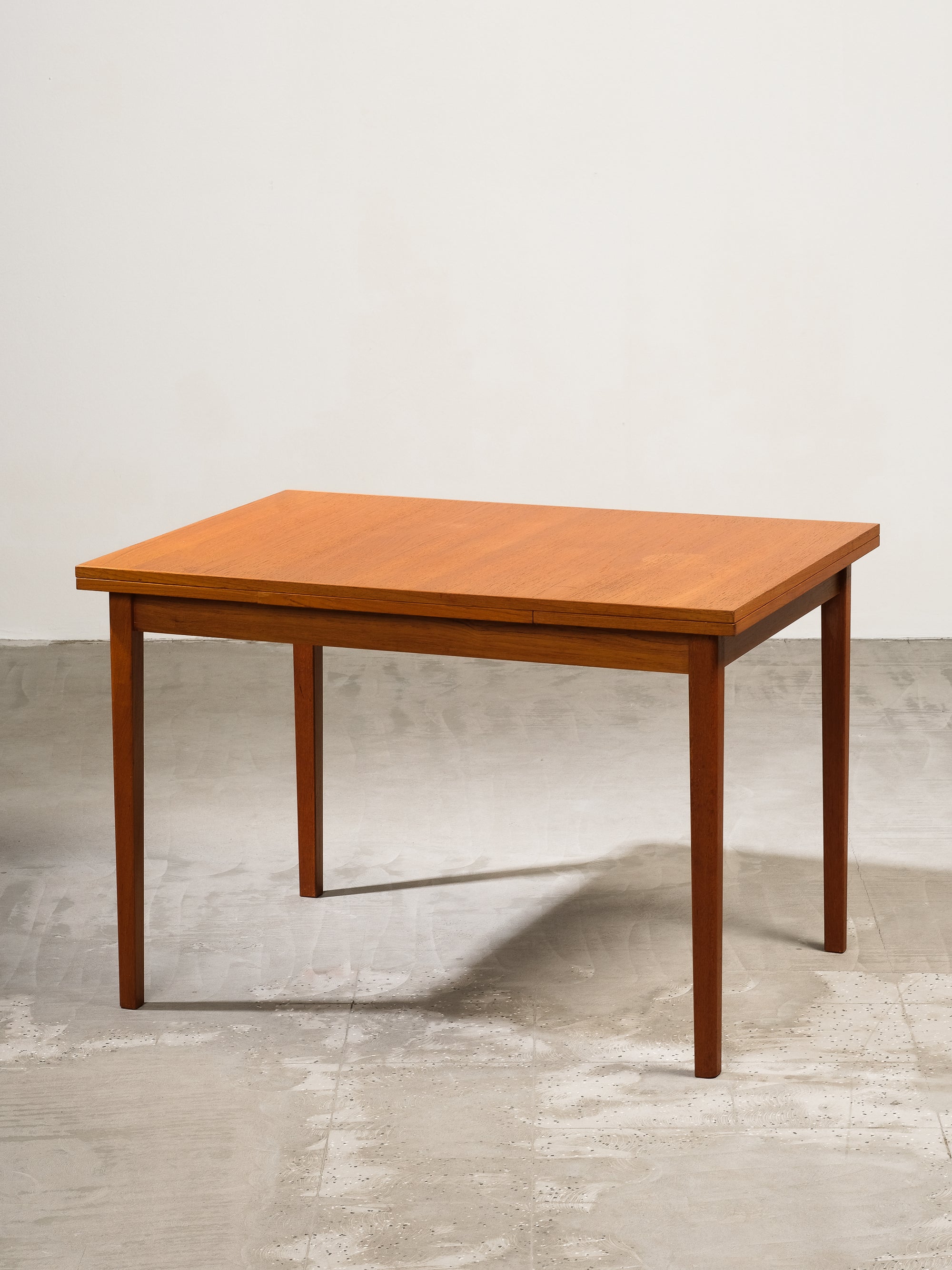 Scandinavian Teak Extendable Dining Table, 1960s