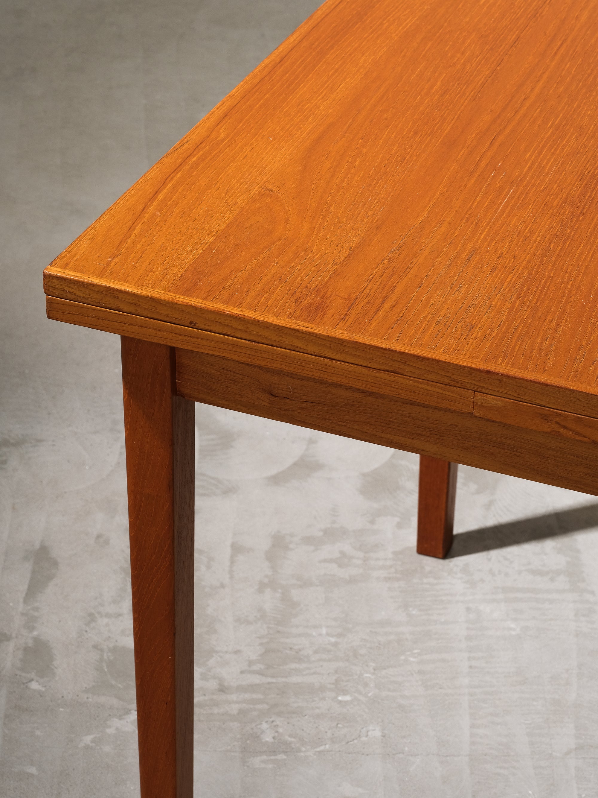 Scandinavian Teak Extendable Dining Table, 1960s