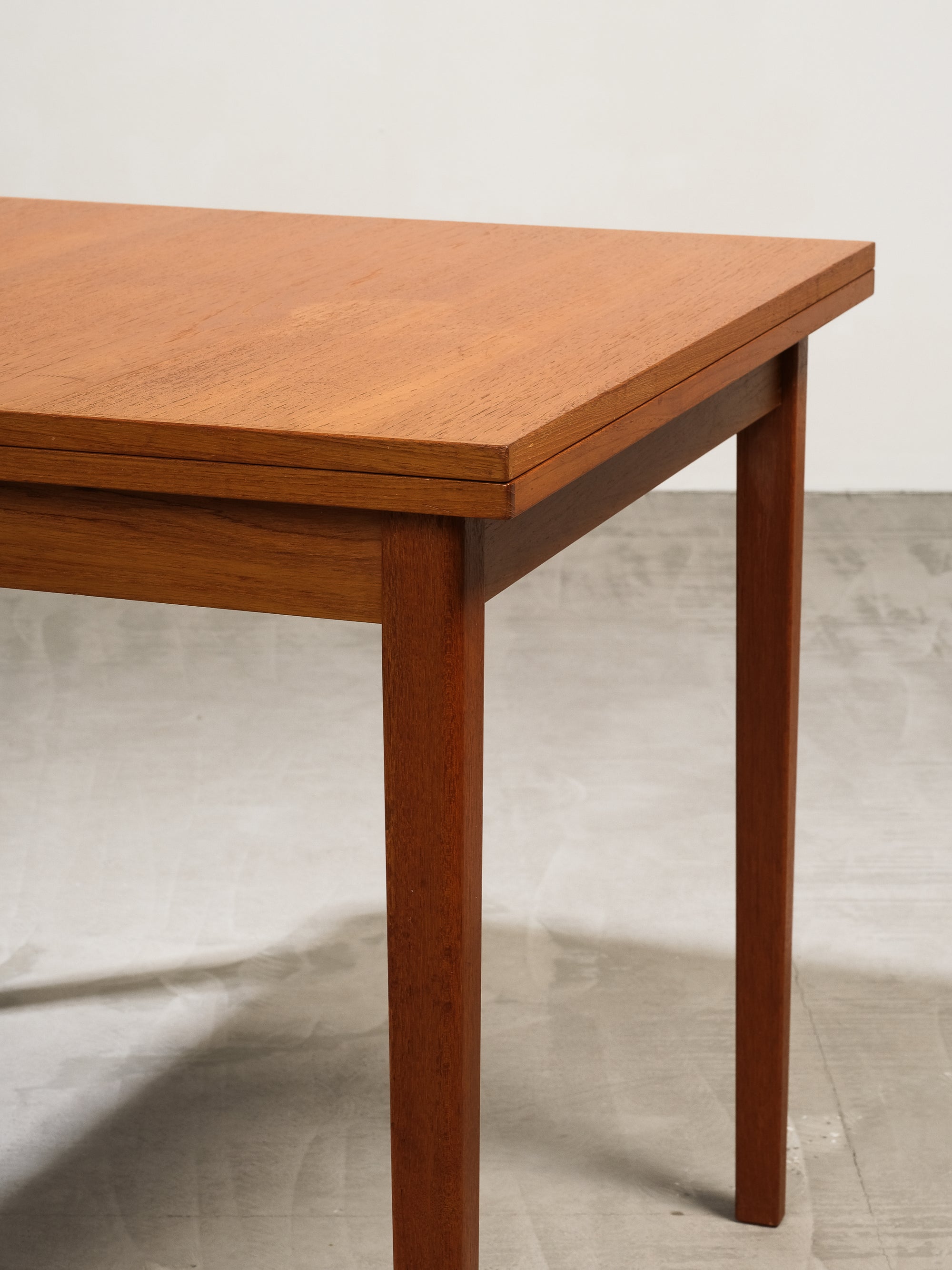 Scandinavian Teak Extendable Dining Table, 1960s