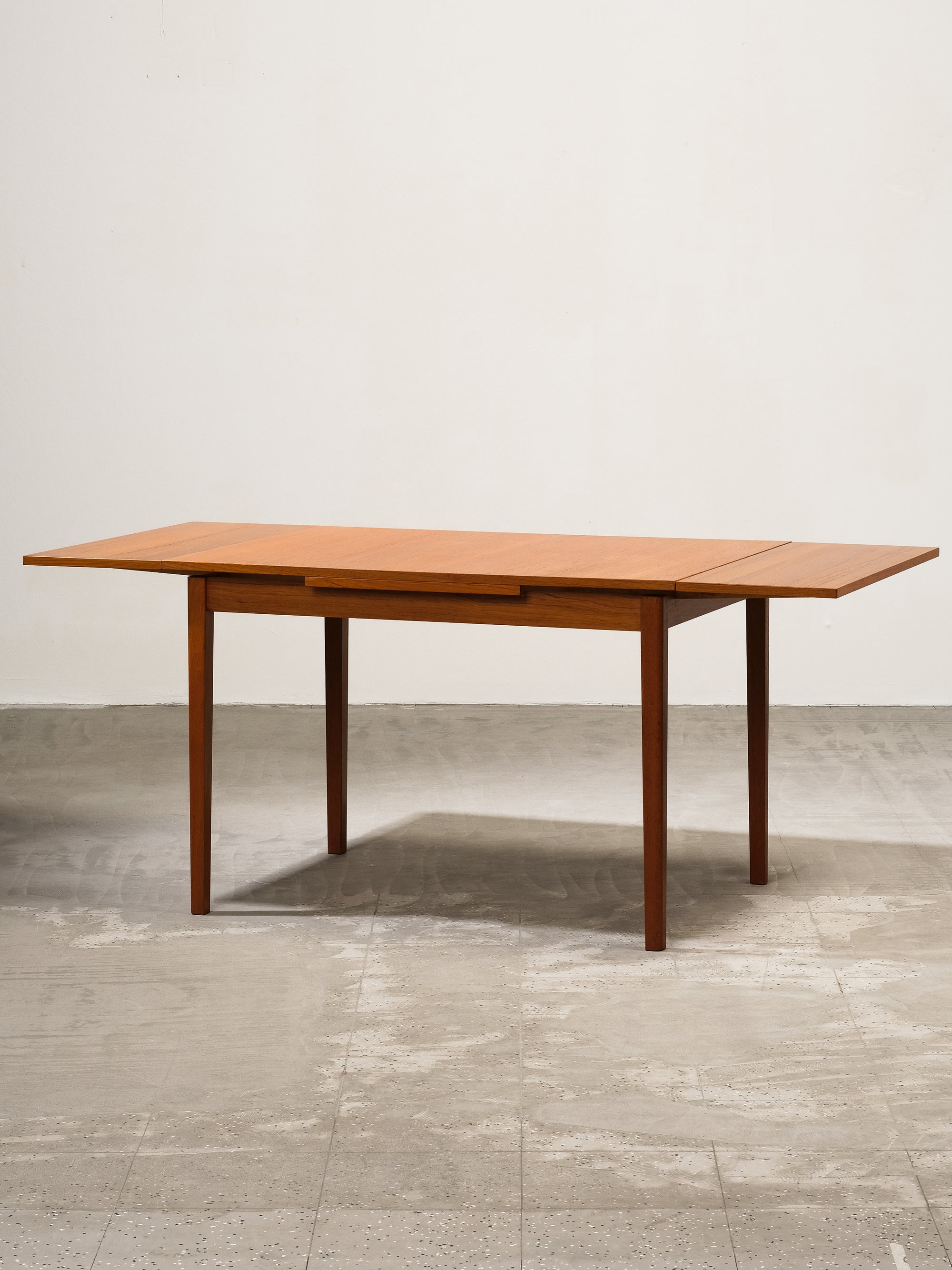 Scandinavian Teak Extendable Dining Table, 1960s