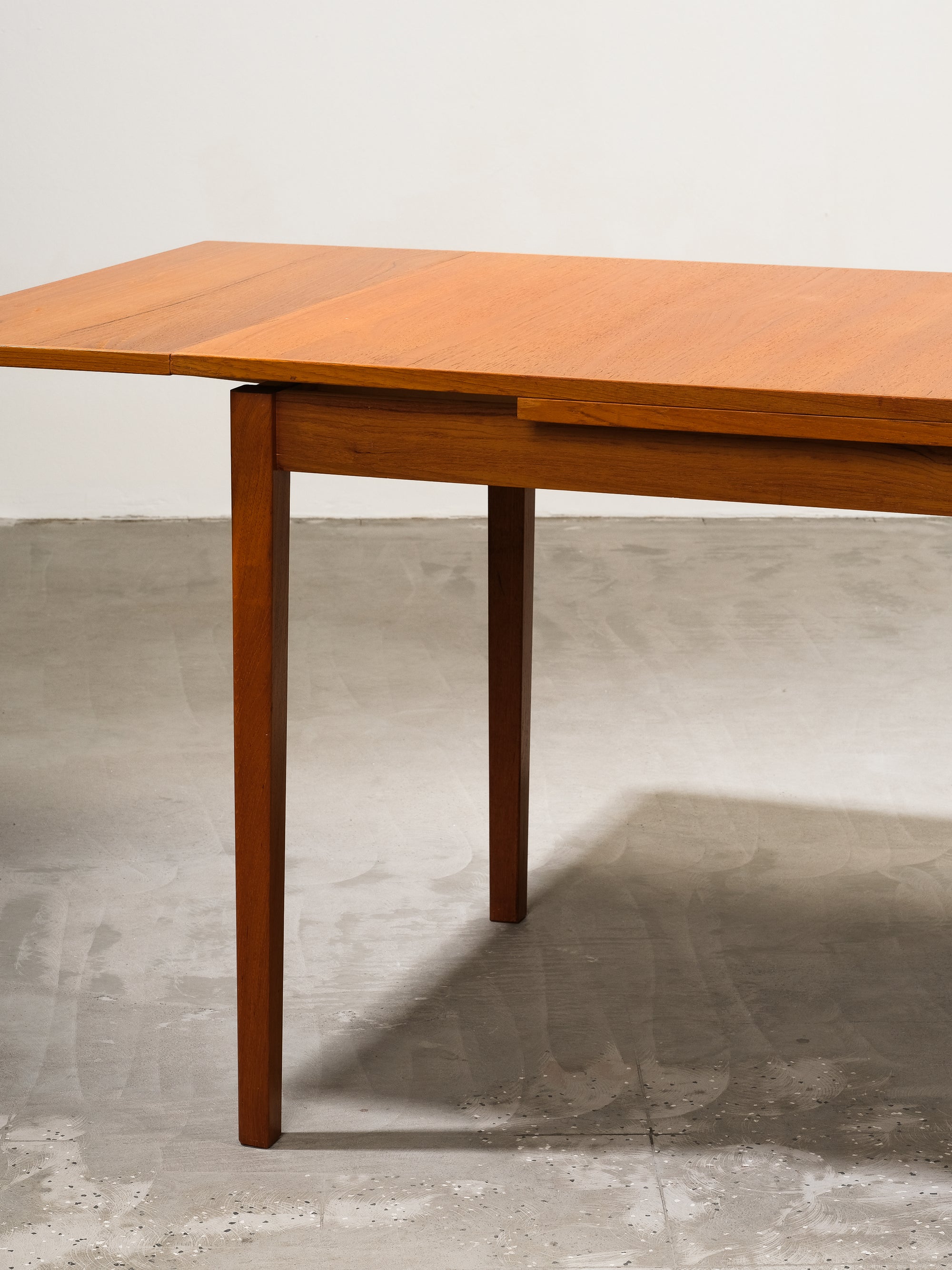 Scandinavian Teak Extendable Dining Table, 1960s