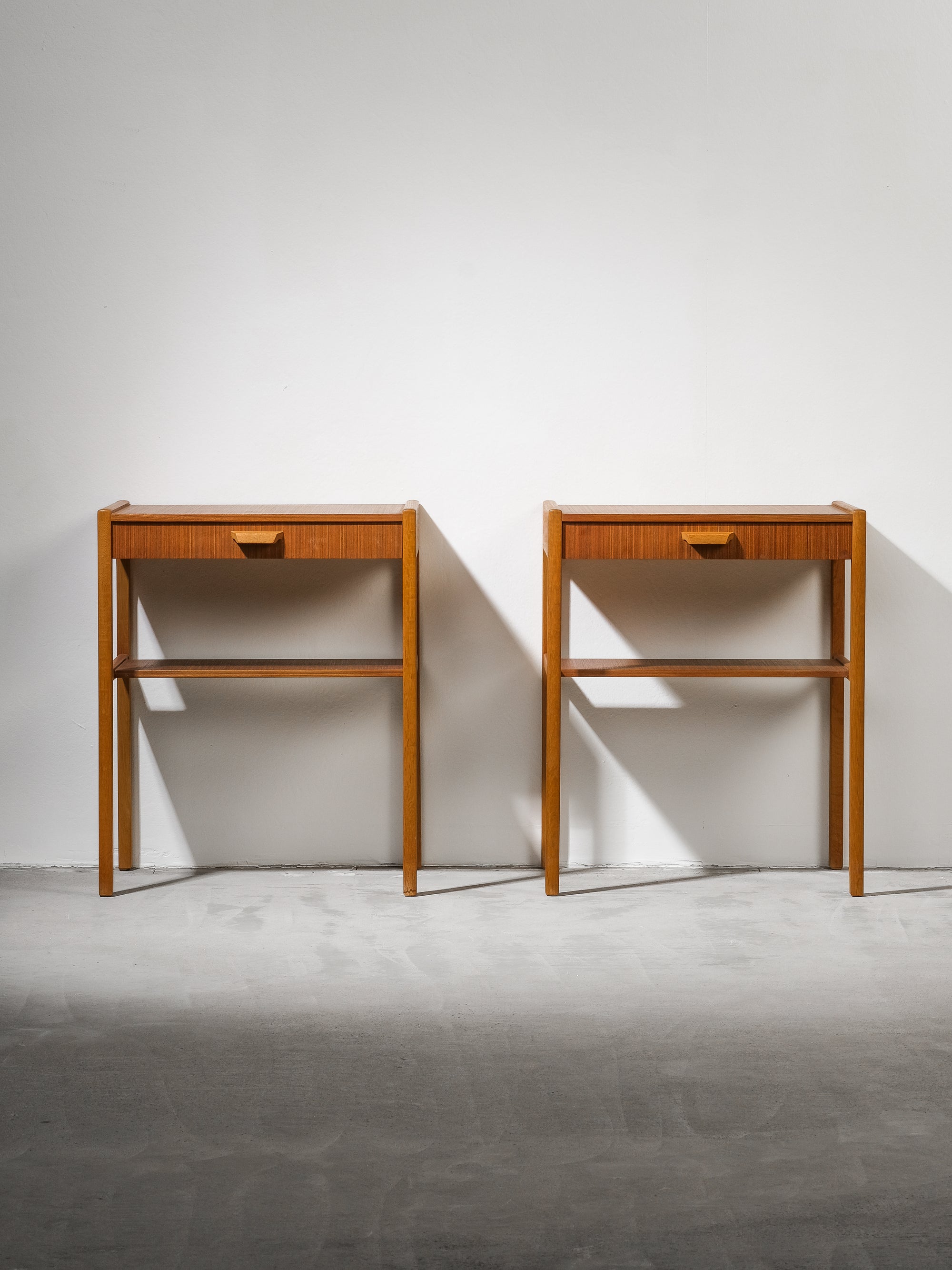Scandinavian Mid-Century Modern Bedside Tables