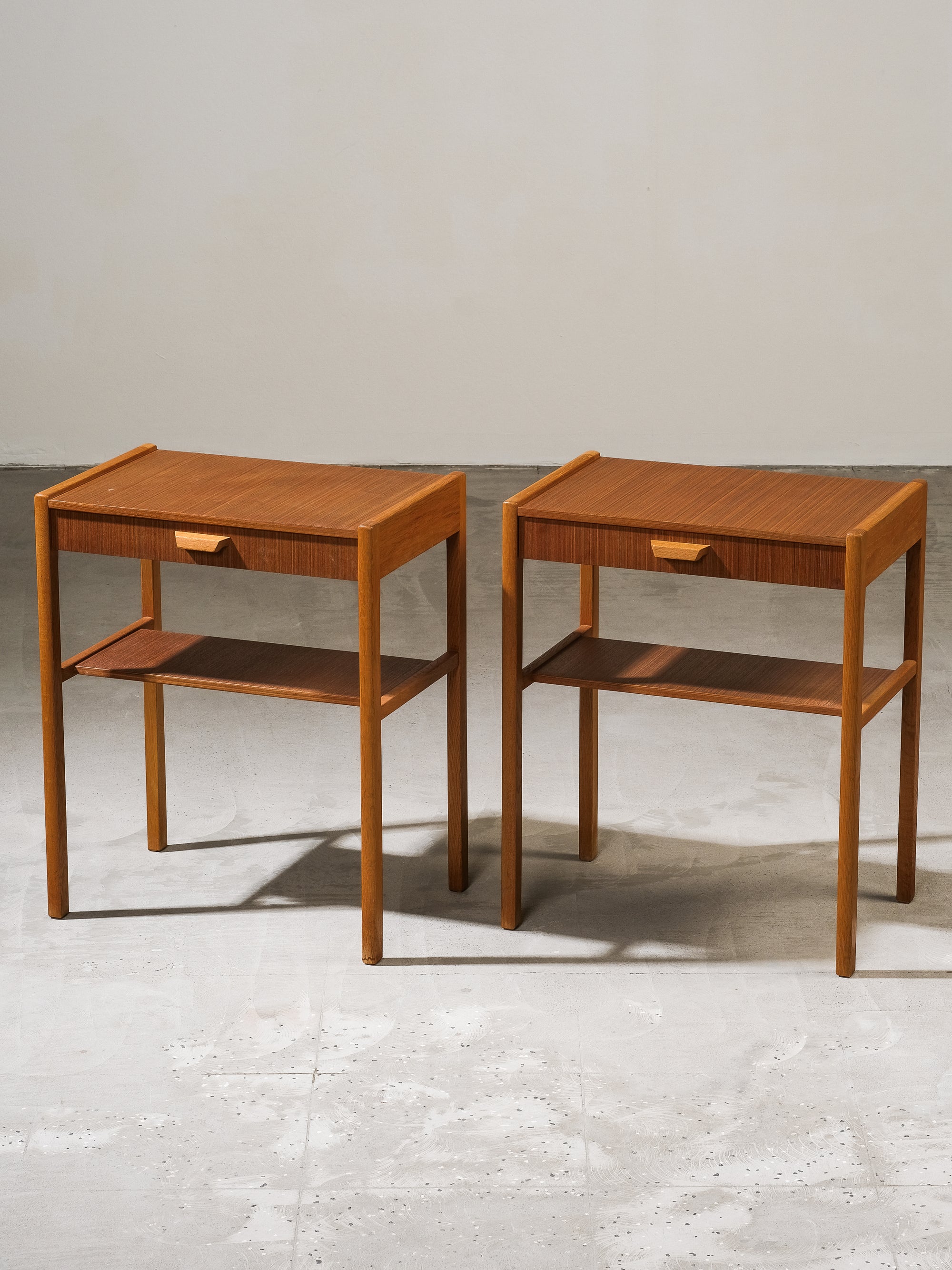 Scandinavian Mid-Century Modern Bedside Tables