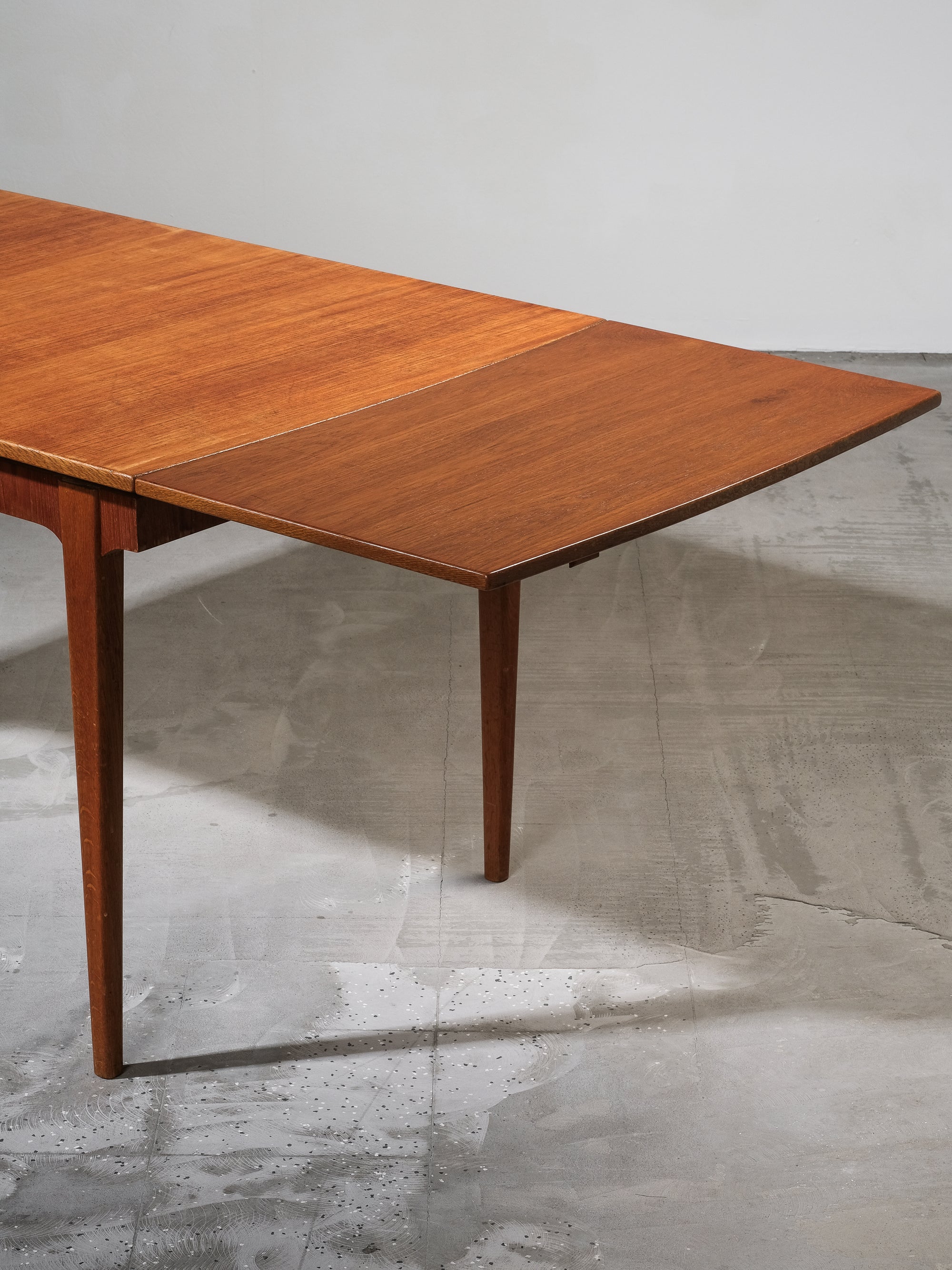 Scandinavian Teak & Oak Extendable Dining Table, 1960s