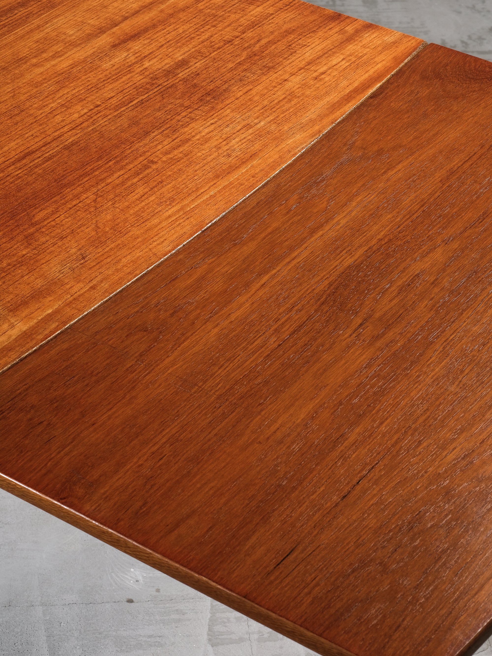 Scandinavian Teak & Oak Extendable Dining Table, 1960s