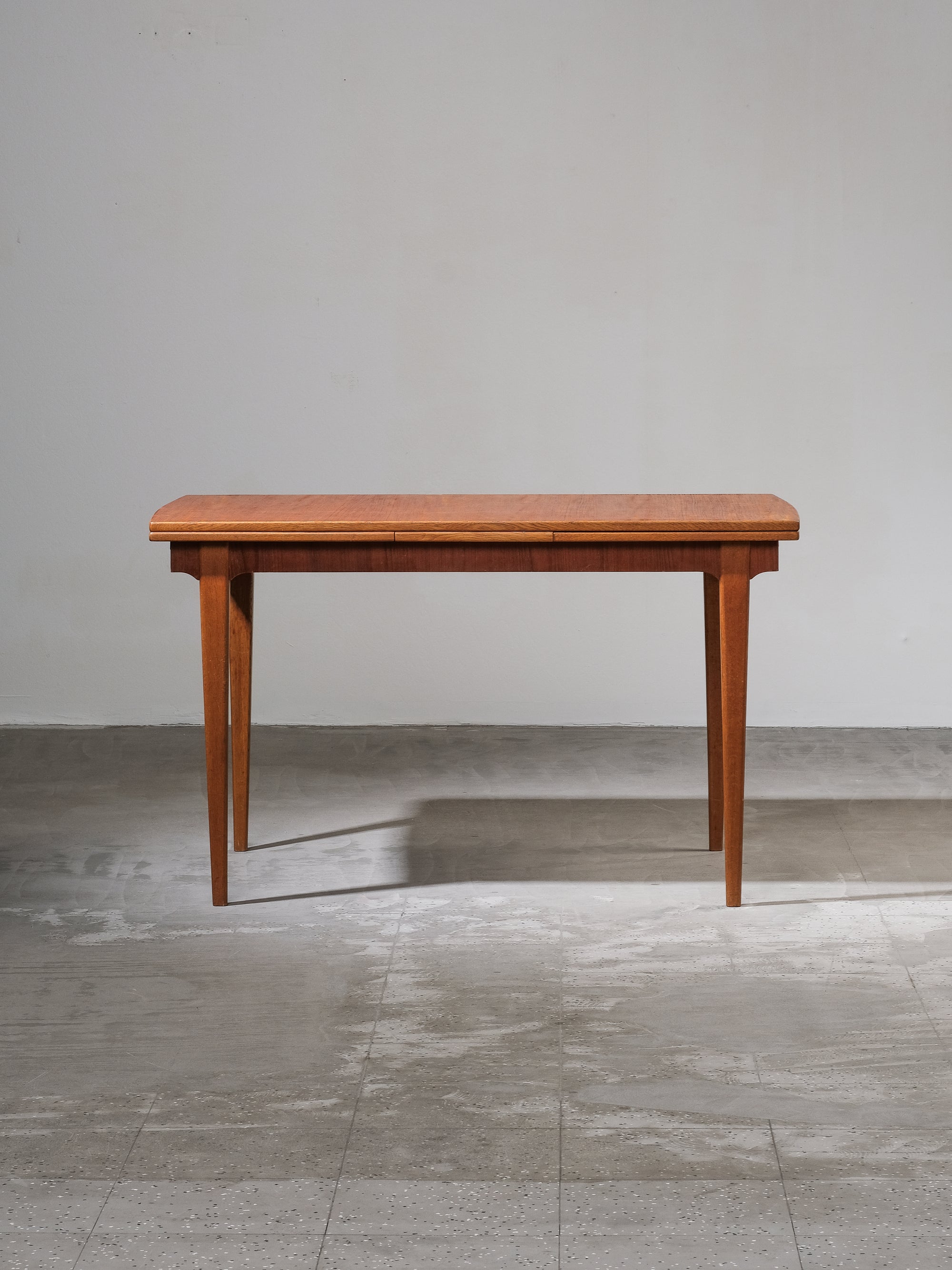 Scandinavian Teak & Oak Extendable Dining Table, 1960s