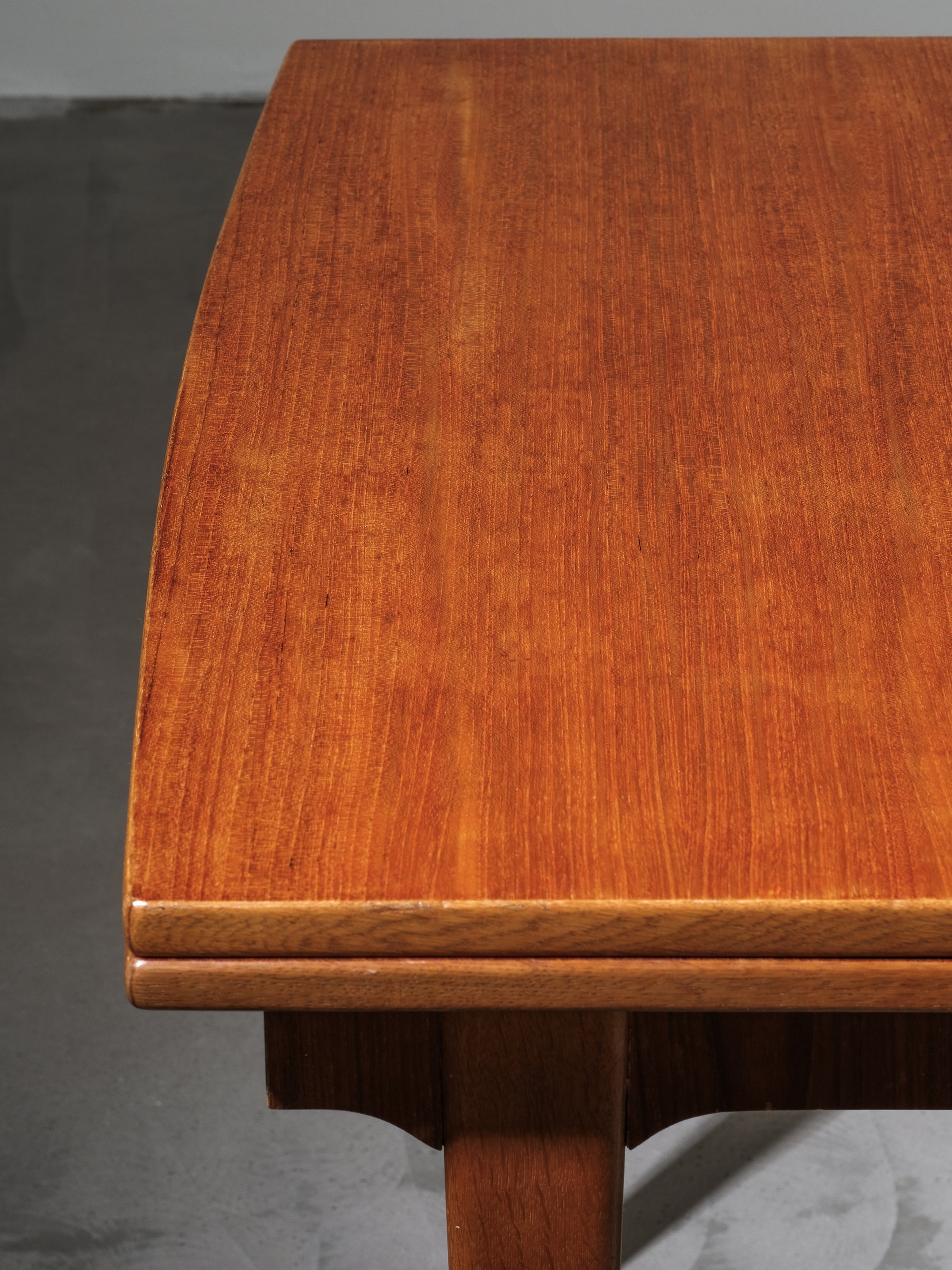 Scandinavian Teak & Oak Extendable Dining Table, 1960s