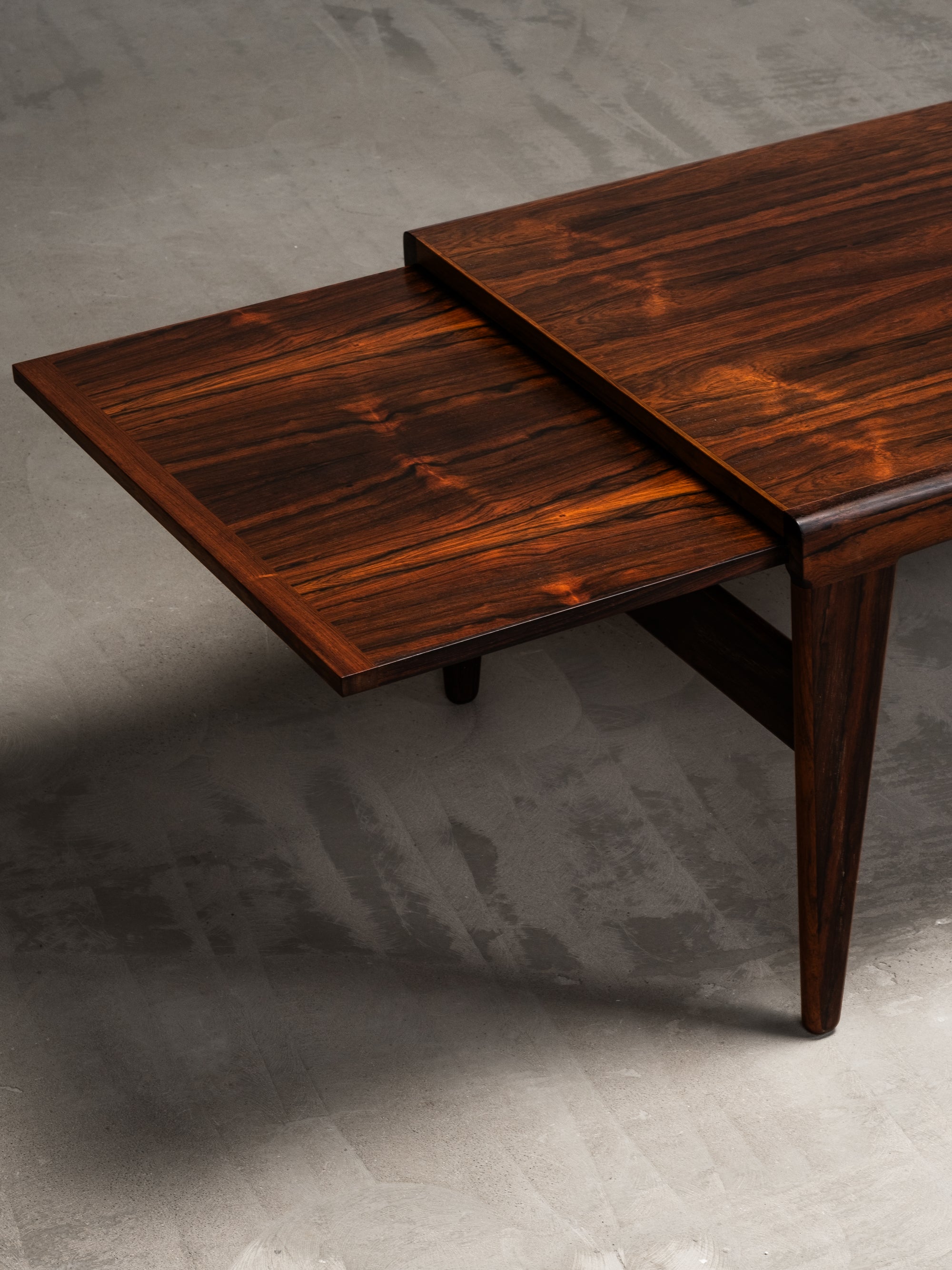 Extendable Rosewood Coffee Table by Kai Kristiansen, Denmark, 1960s