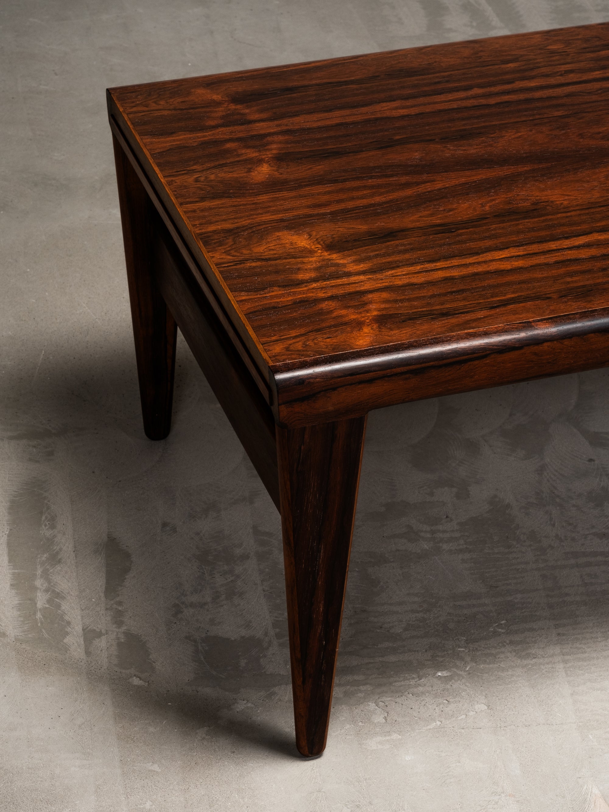 Extendable Rosewood Coffee Table by Kai Kristiansen, Denmark, 1960s