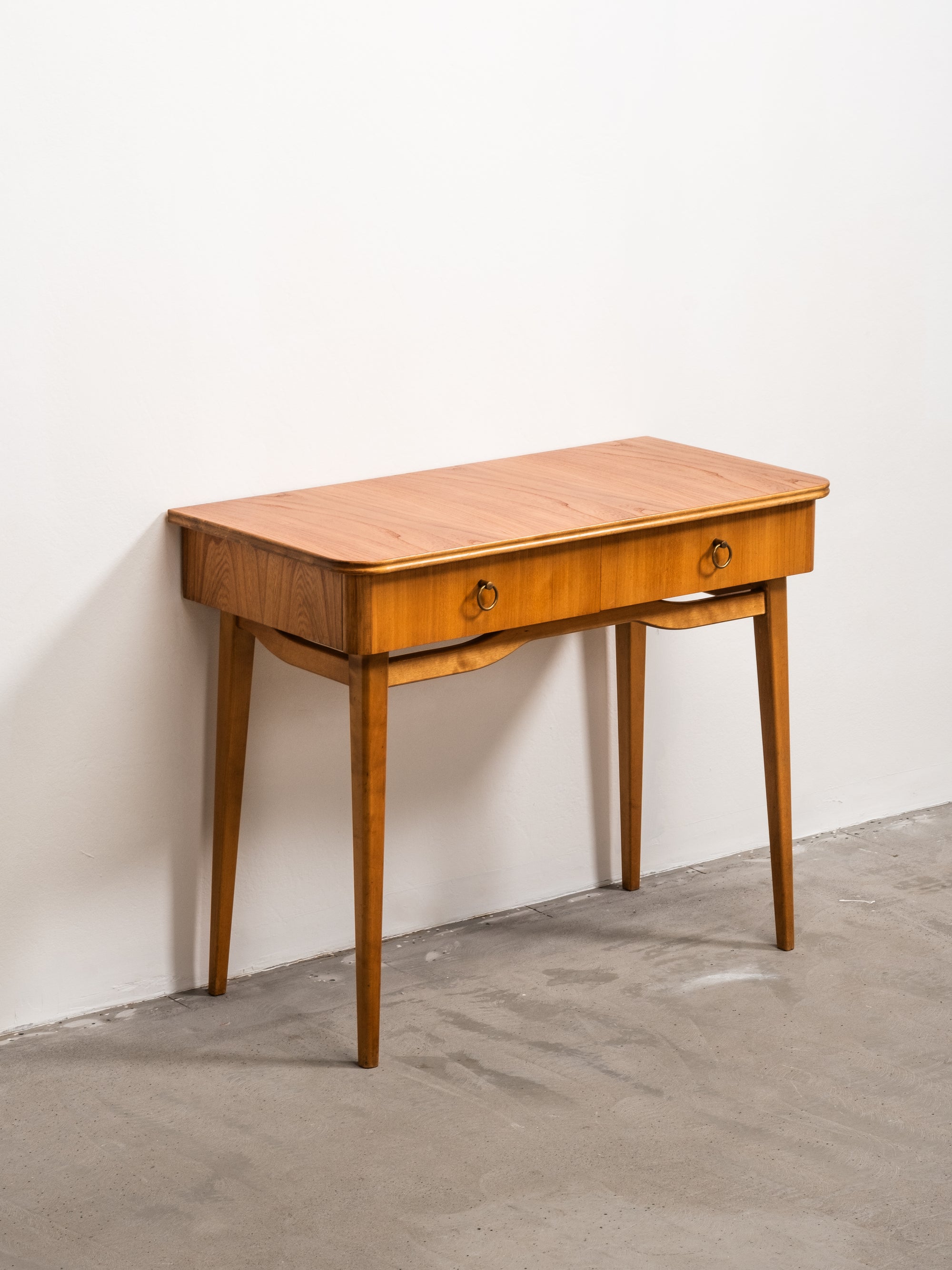 Finnish Mid-Century Console/Side Table with Drawers, 1950s