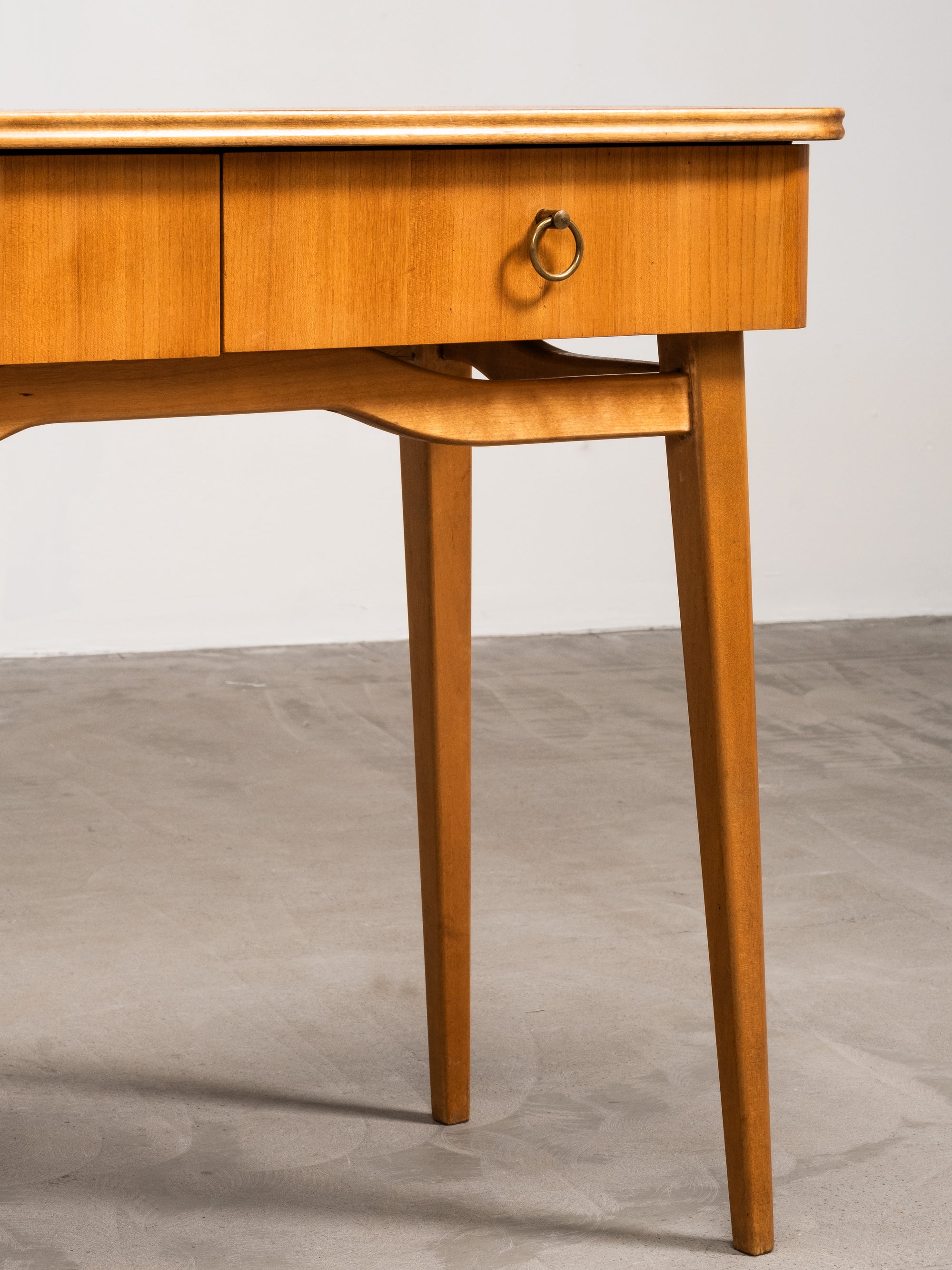 Finnish Mid-Century Console/Side Table with Drawers, 1950s