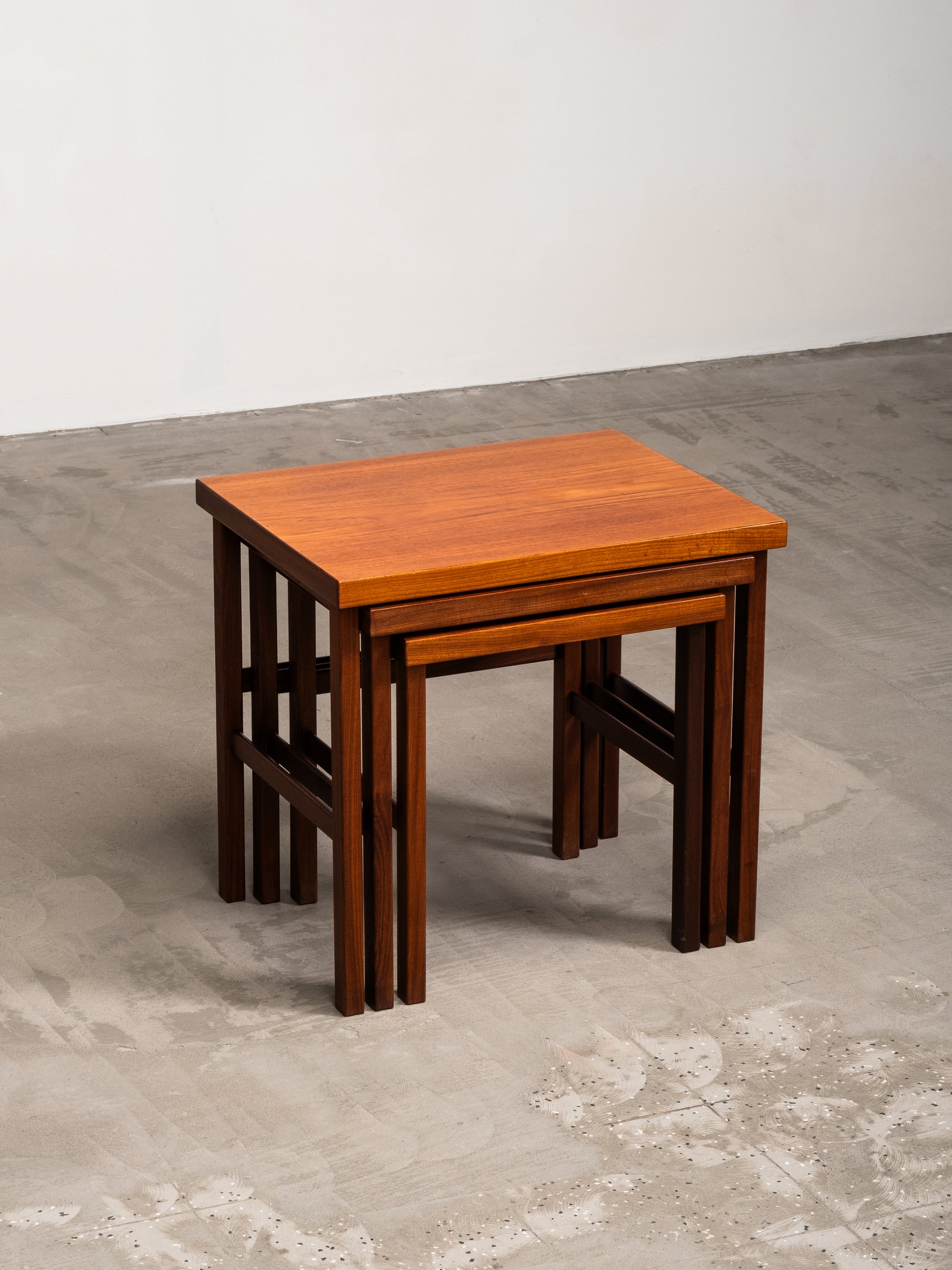 ‘Triplex’ Nesting Tables by Olof Ottelin for Oy Stockmann Ab / Keravan Puusepäntehdas, Finland, 1950s