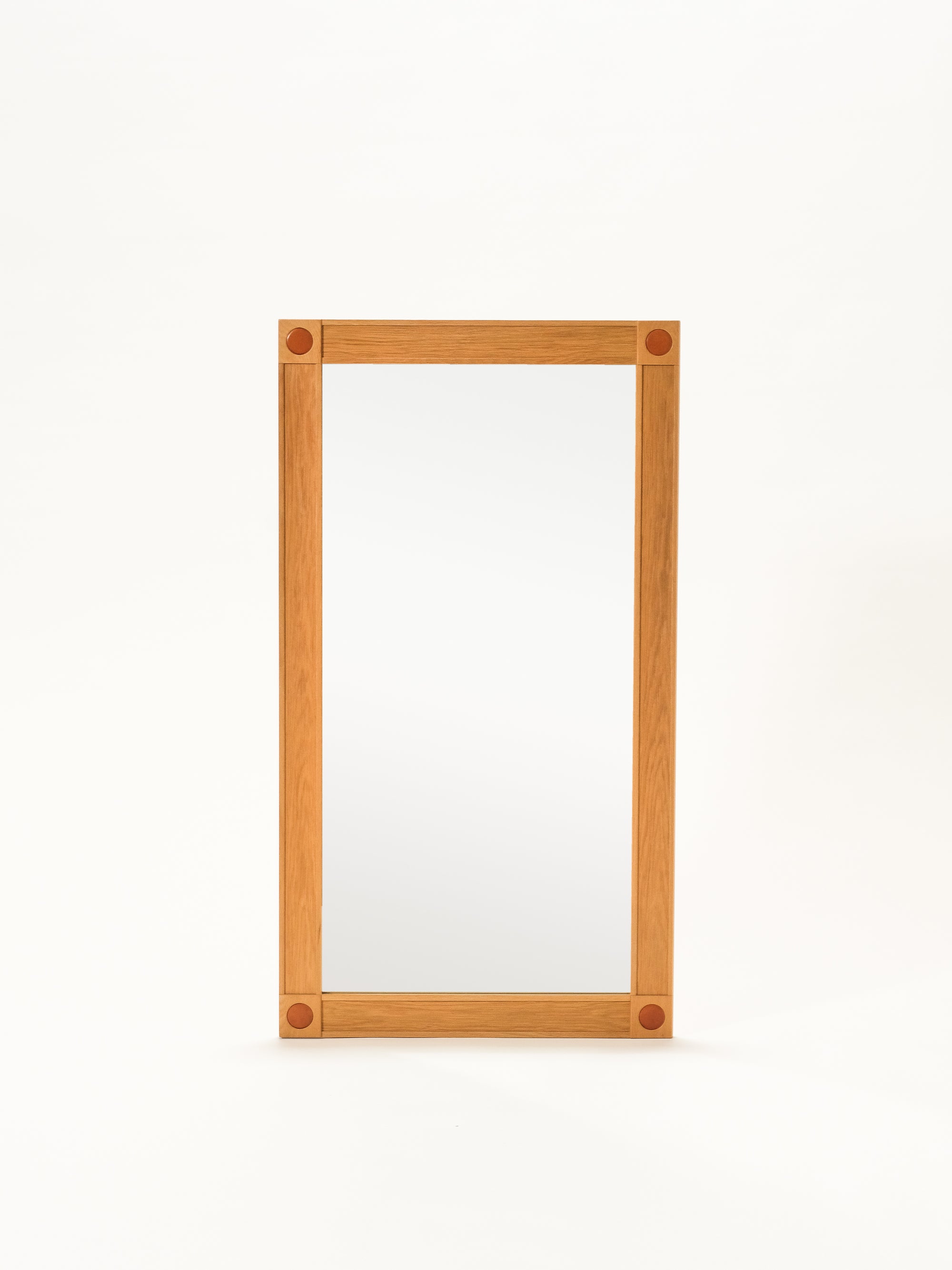 Oak Framed Mirror Model "Diplomat", Fröseke, AB Nybrofabriken, 1950s