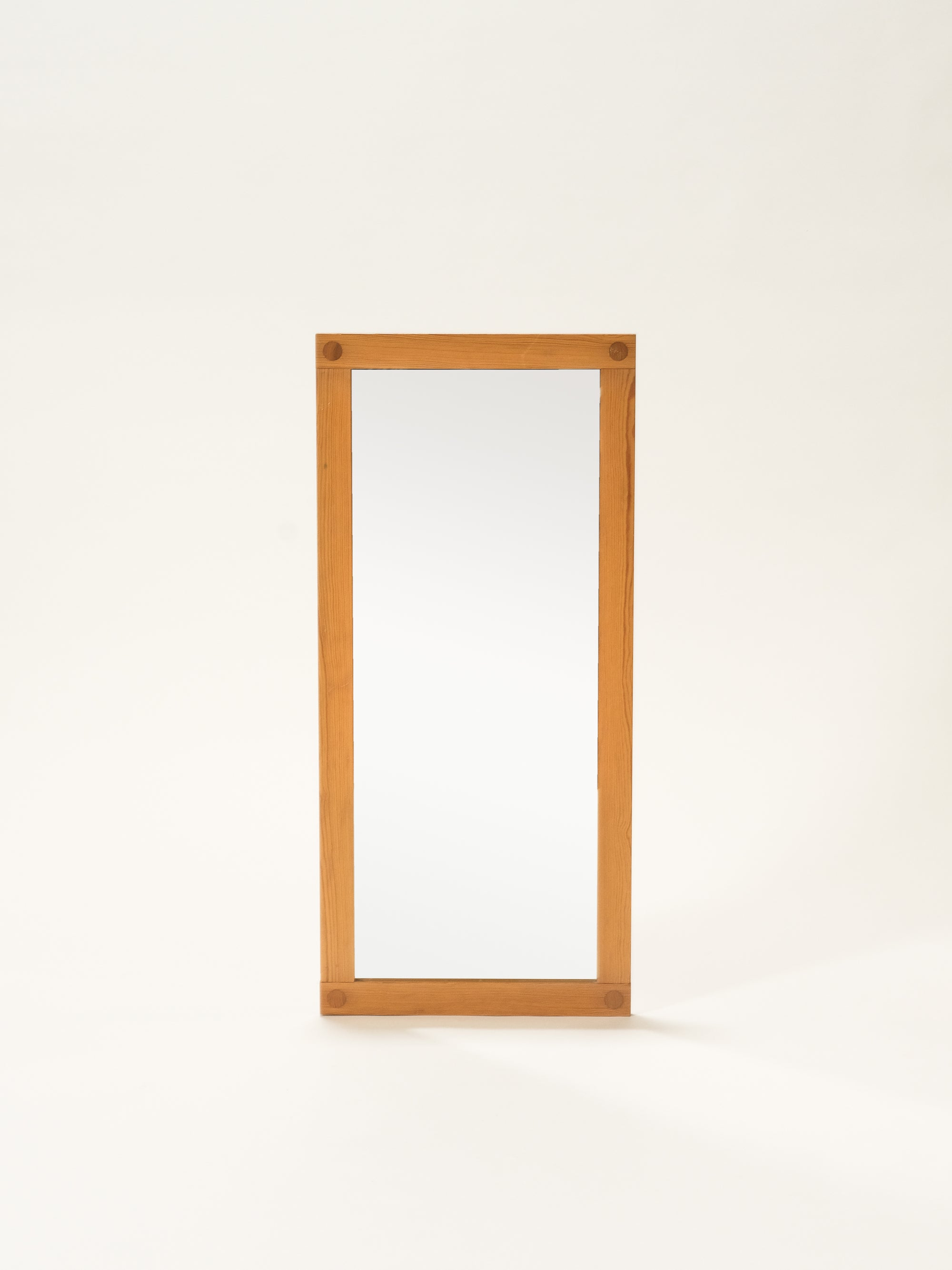 Pine Framed Mirror, Sweden, 1970s