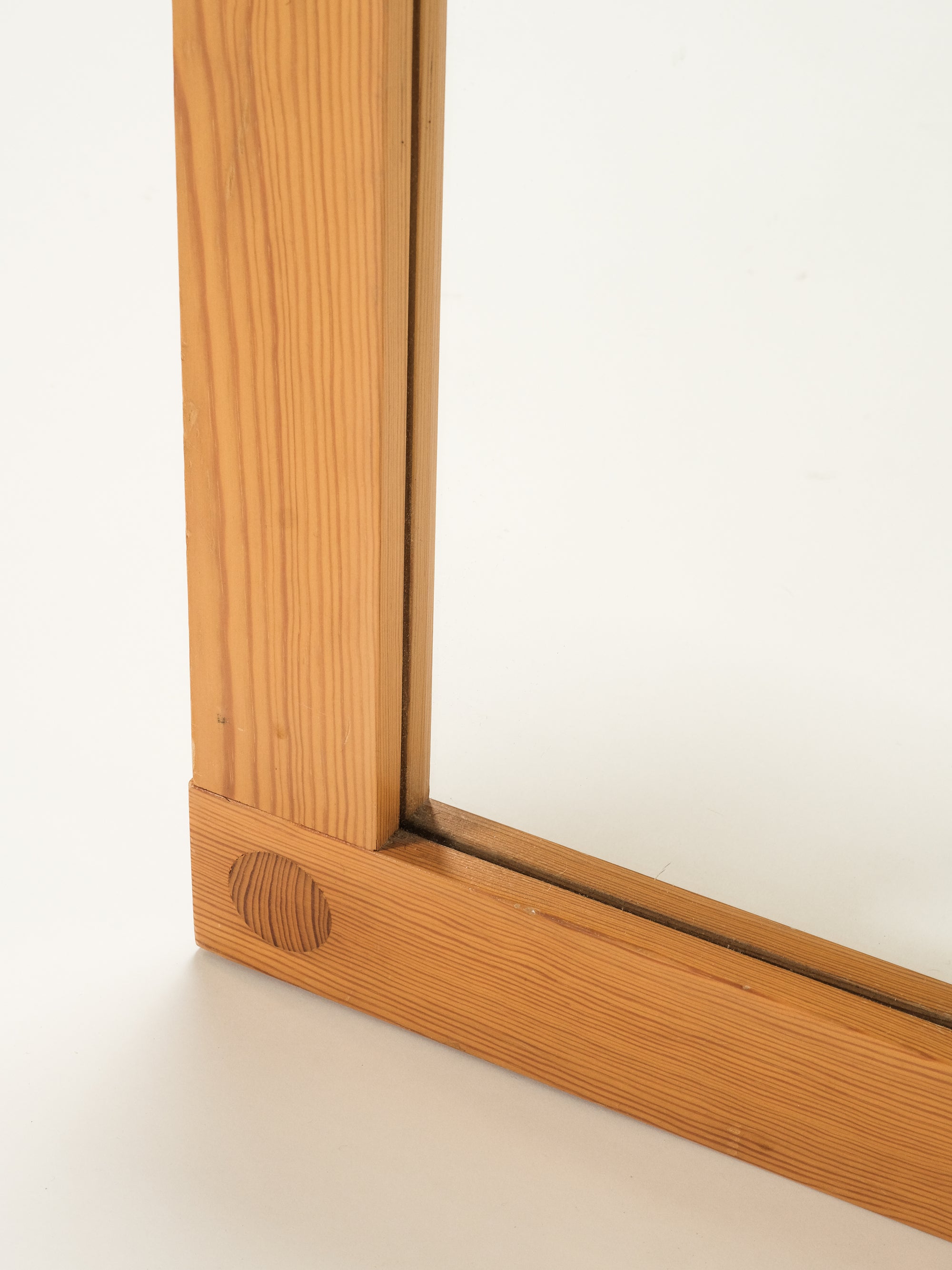 Pine Framed Mirror, Sweden, 1970s
