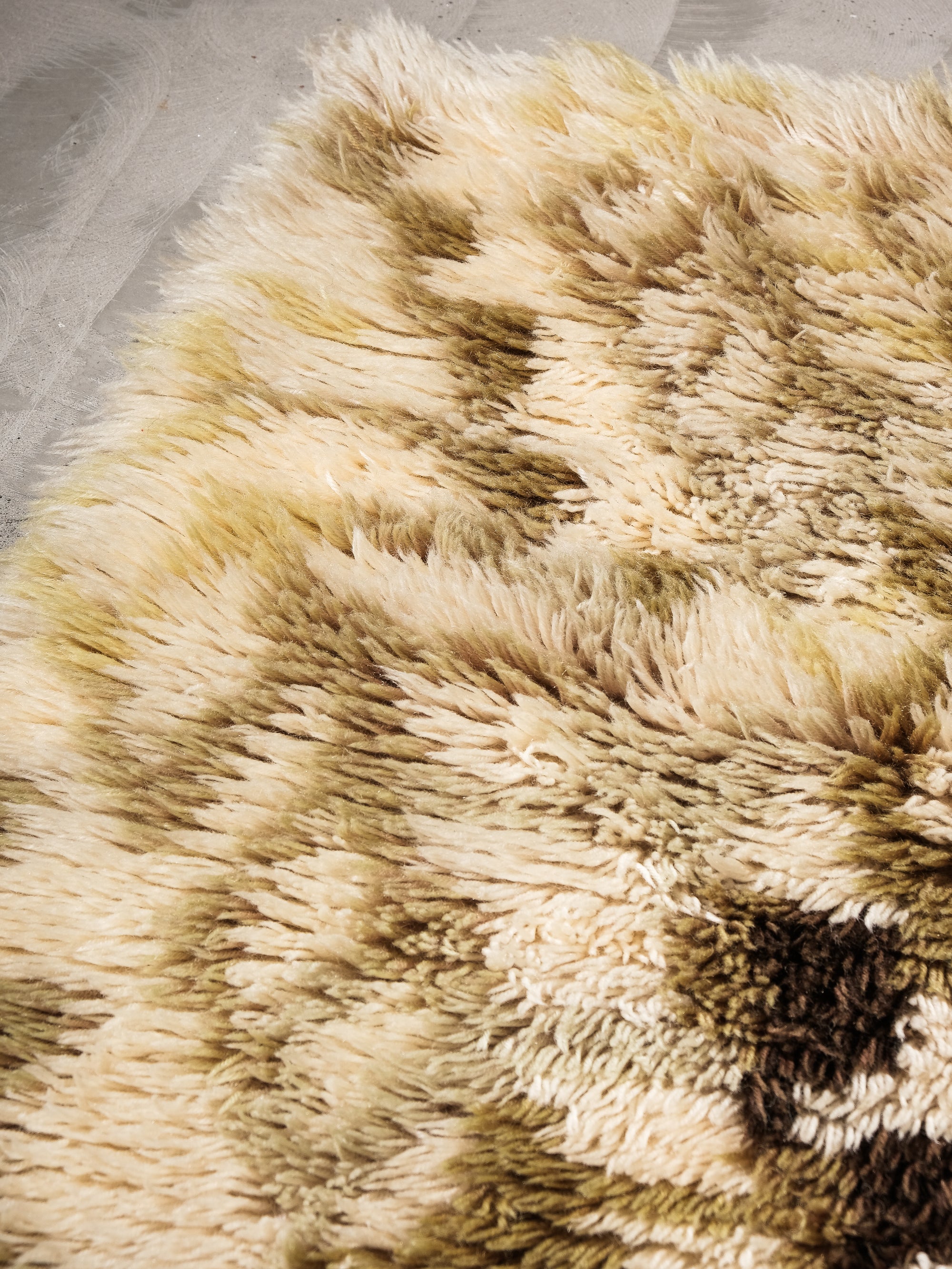 "Sananjalkametsä" Rya Wool Rug, Designed by Kirsti Ilvessalo
