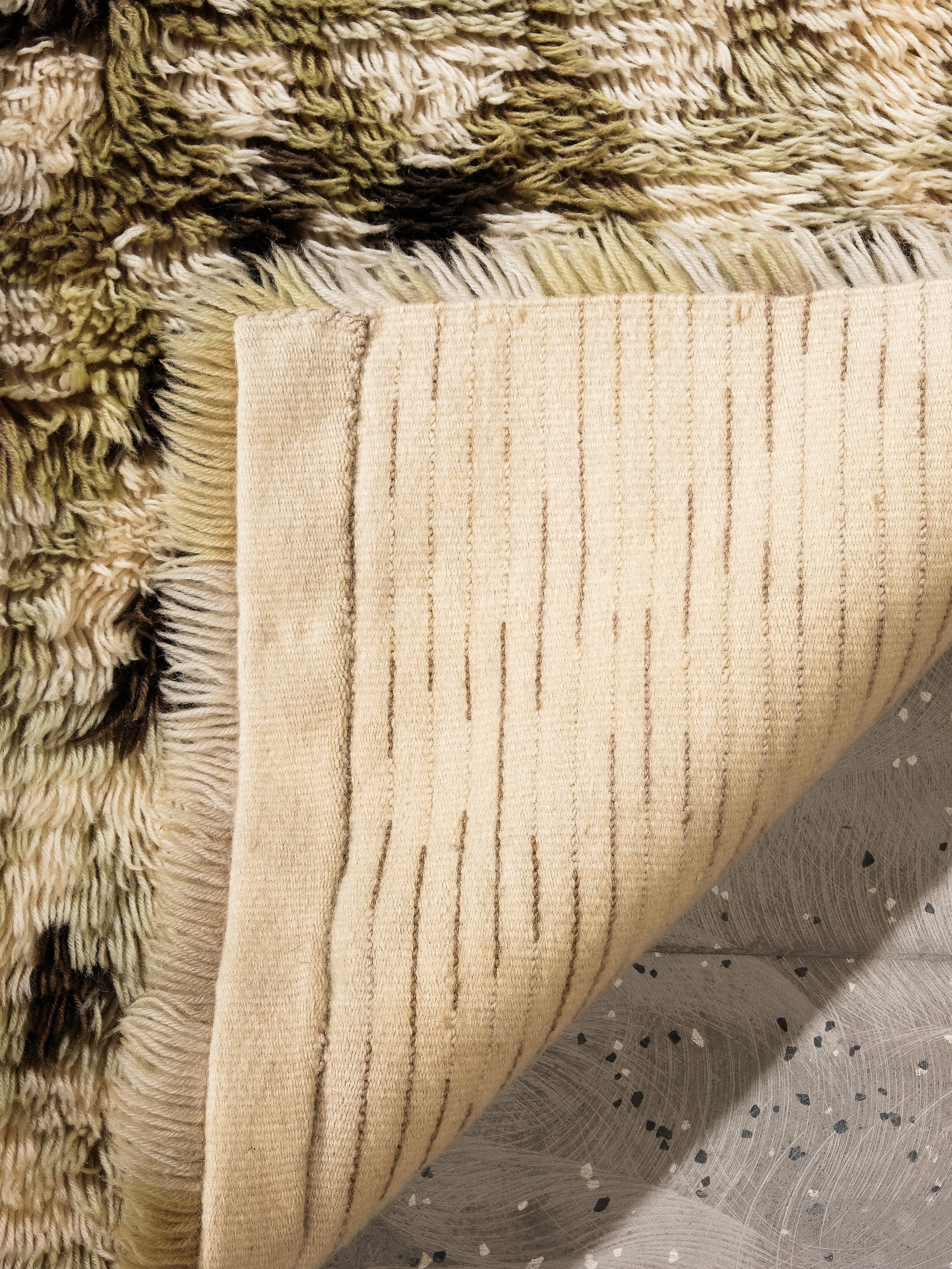 "Sananjalkametsä" Rya Wool Rug, Designed by Kirsti Ilvessalo
