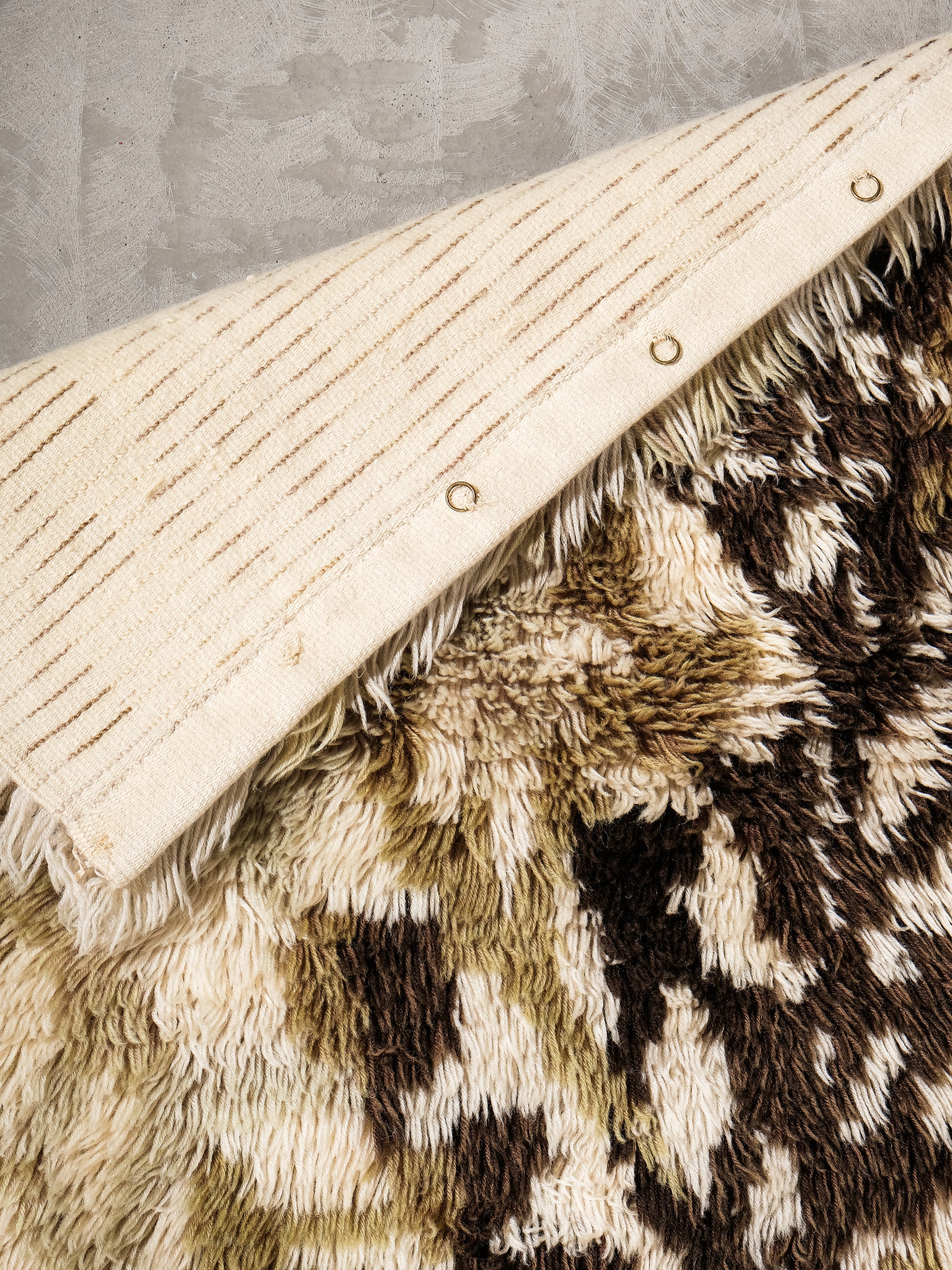 "Sananjalkametsä" Rya Wool Rug, Designed by Kirsti Ilvessalo
